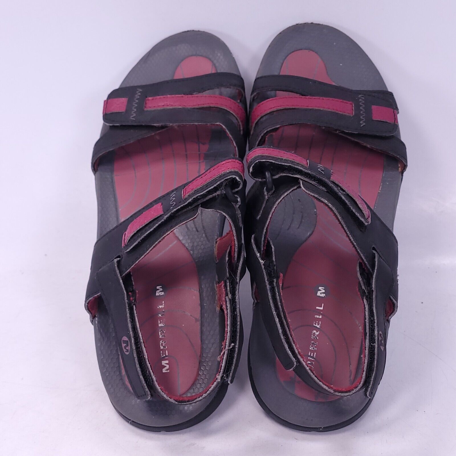 Merrell Merrell Lissum Ridge Sandal Womens Size 8 J343092C Black Red Size US 8 / IT 38 - 4 Thumbnail