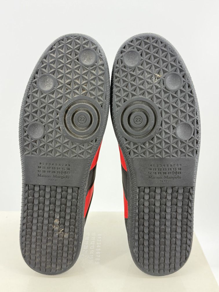Maison Margiela GAT Low Black Red Size US 11 / EU 44 - 8 Thumbnail
