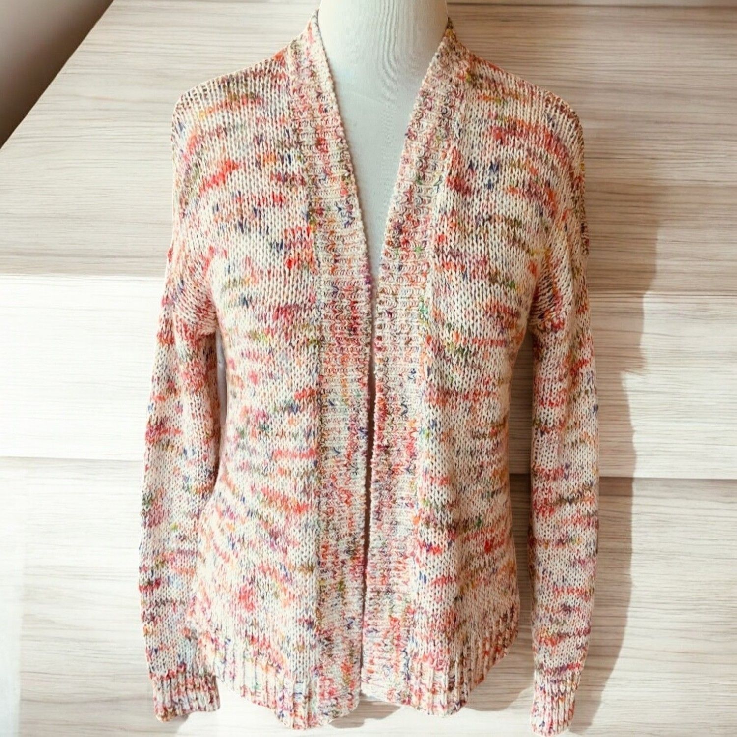 Ann Taylor Ann Taylor Loft Woman XS Multicolor Mingled Pattern Sweater Size XS / US 0-2 / IT 36-38 - 2 Thumbnail