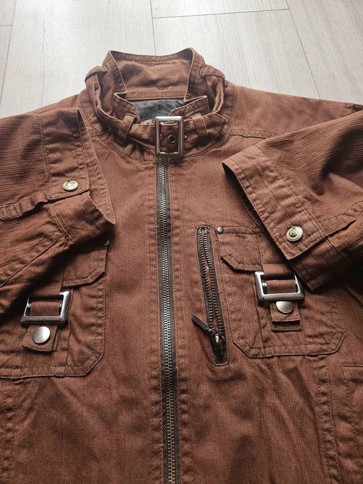 Tornado Mart 2000s Vintage Japanese Grangesta Cropped Rider Jacket Size US M / EU 48-50 / 2 - 4 Thumbnail
