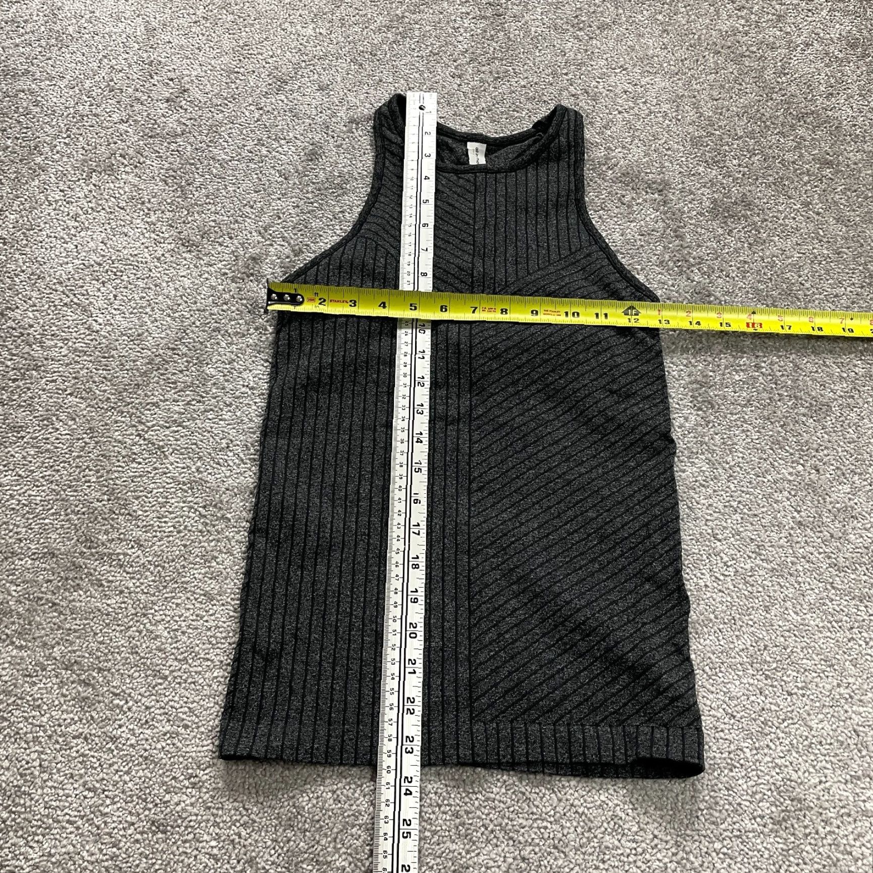 Vintage All In Motion Tank Top Womens XS Gray Halter Racerback Nylon Athletic Gym Shirt Size XS / US 0-2 / IT 36-38 - 7 Thumbnail