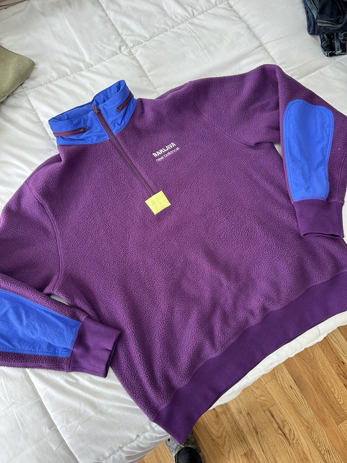 New Balance Baklava x New Balance Fleece Half zip Action Bronson Grailed