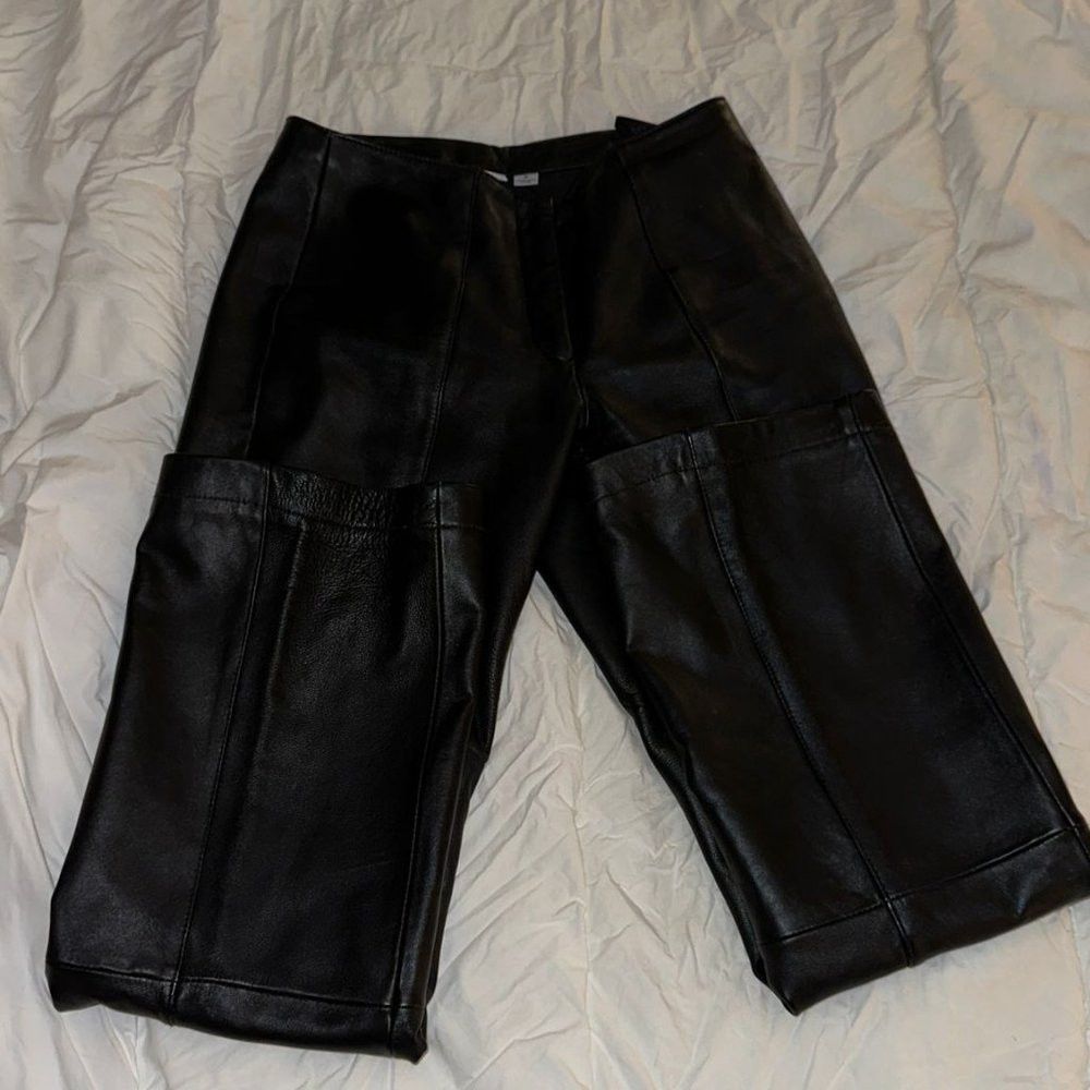 Wilsons Leather Wilsons Leather Maxima Black Pants Women's Size 2 Size 26" / US 2 / IT 38 - 8 Thumbnail