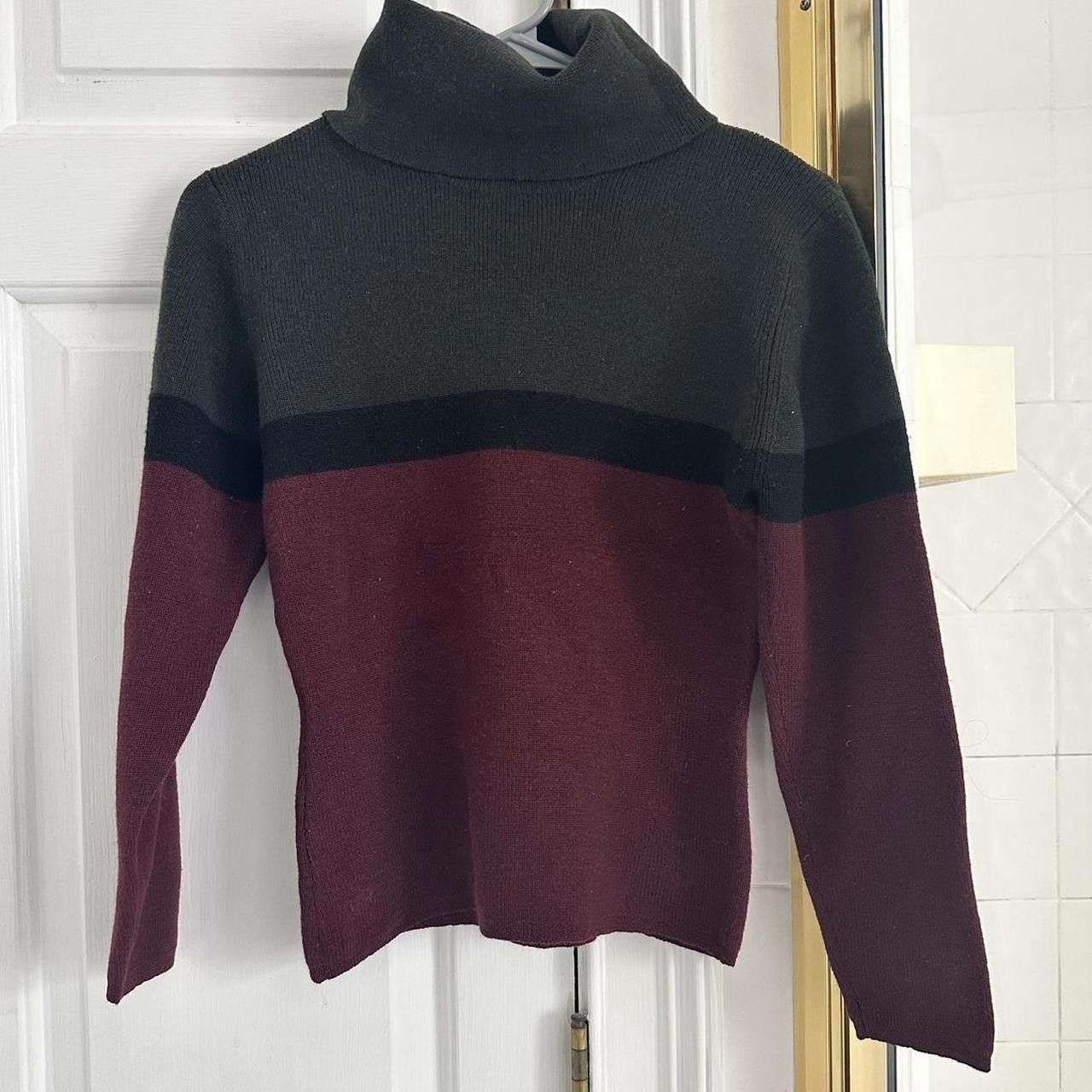 Designer Women's Burgundy and Multi Jumper Size S / US 4 / IT 40 - 1 Thumbnail