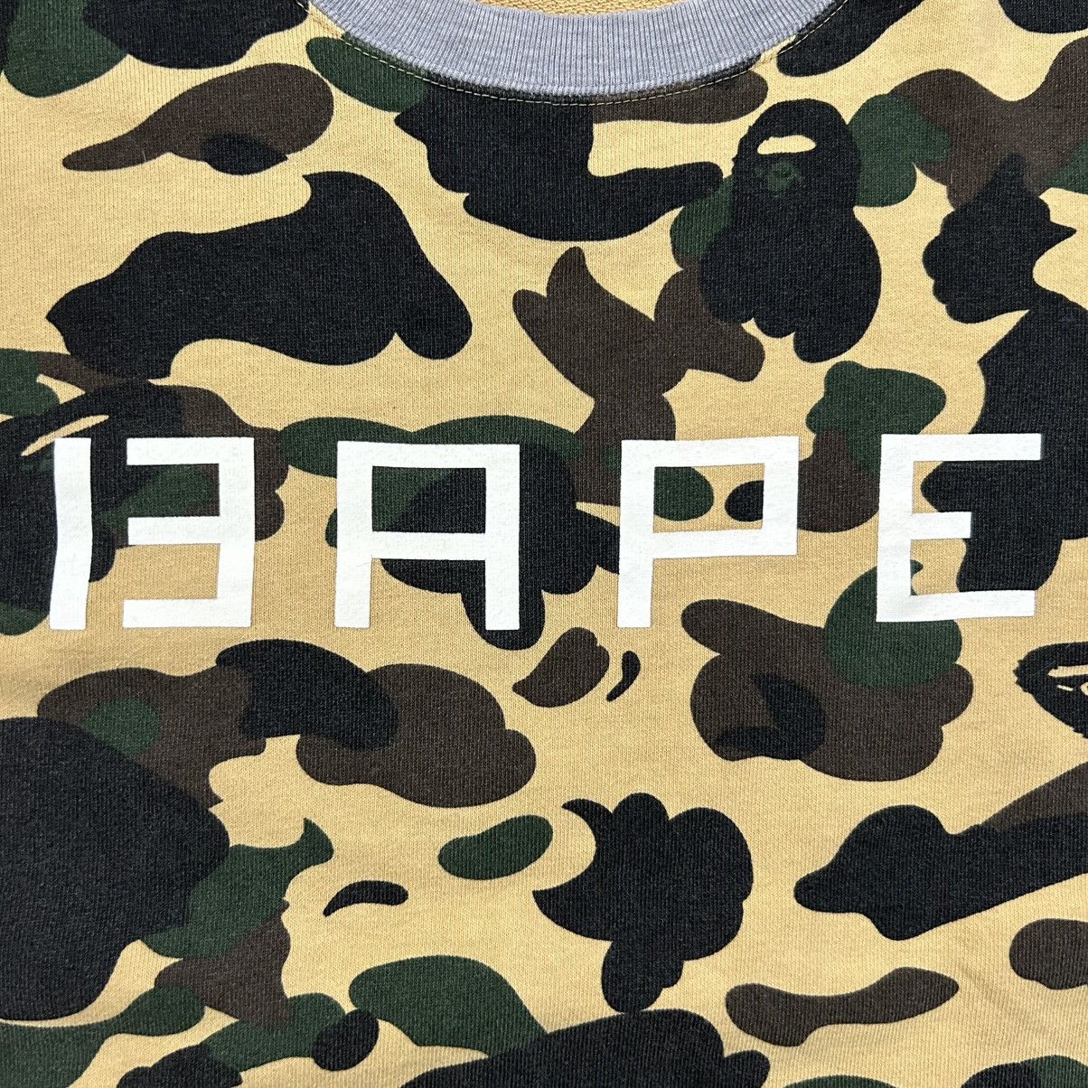 Bape BAPE Yellow Camo Sweatshirt Size US M / EU 48-50 / 2 - 2 Thumbnail