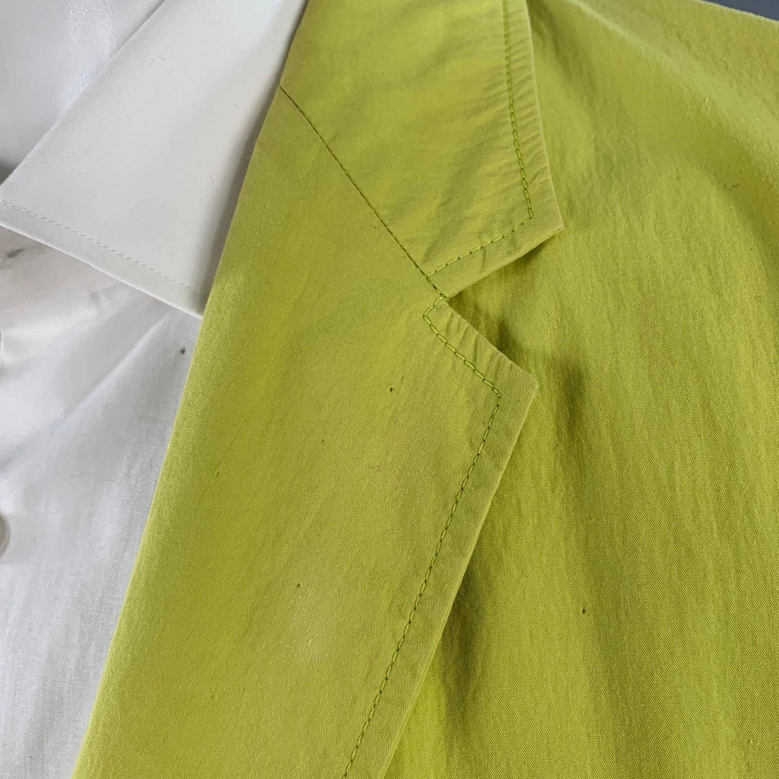 Viktor & Rolf Size 38 Yellow Cotton Blend Single Breasted Sport Coat Size 38R - 8 Thumbnail