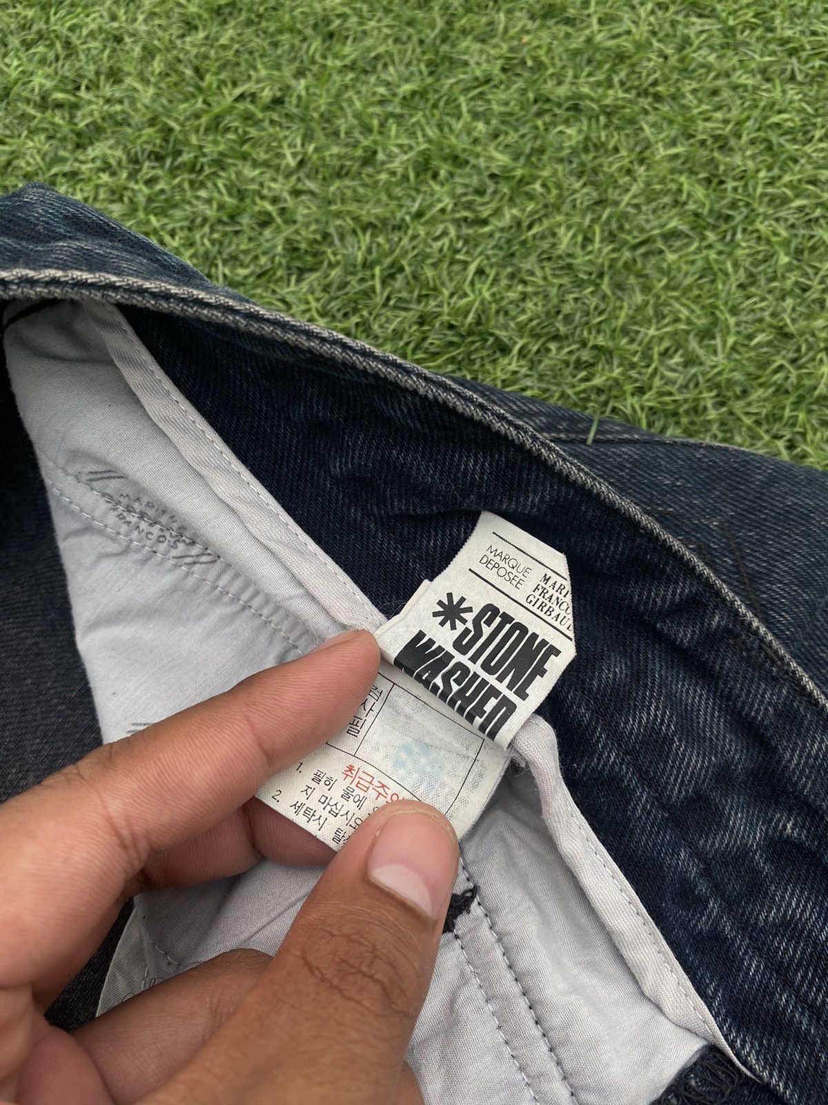 Marithe + Francois Girbaud MARITHE FRANCOIS GIRBAUD STONE WASHED DENIM JEANS Size US 32 / EU 48 - 8 Thumbnail