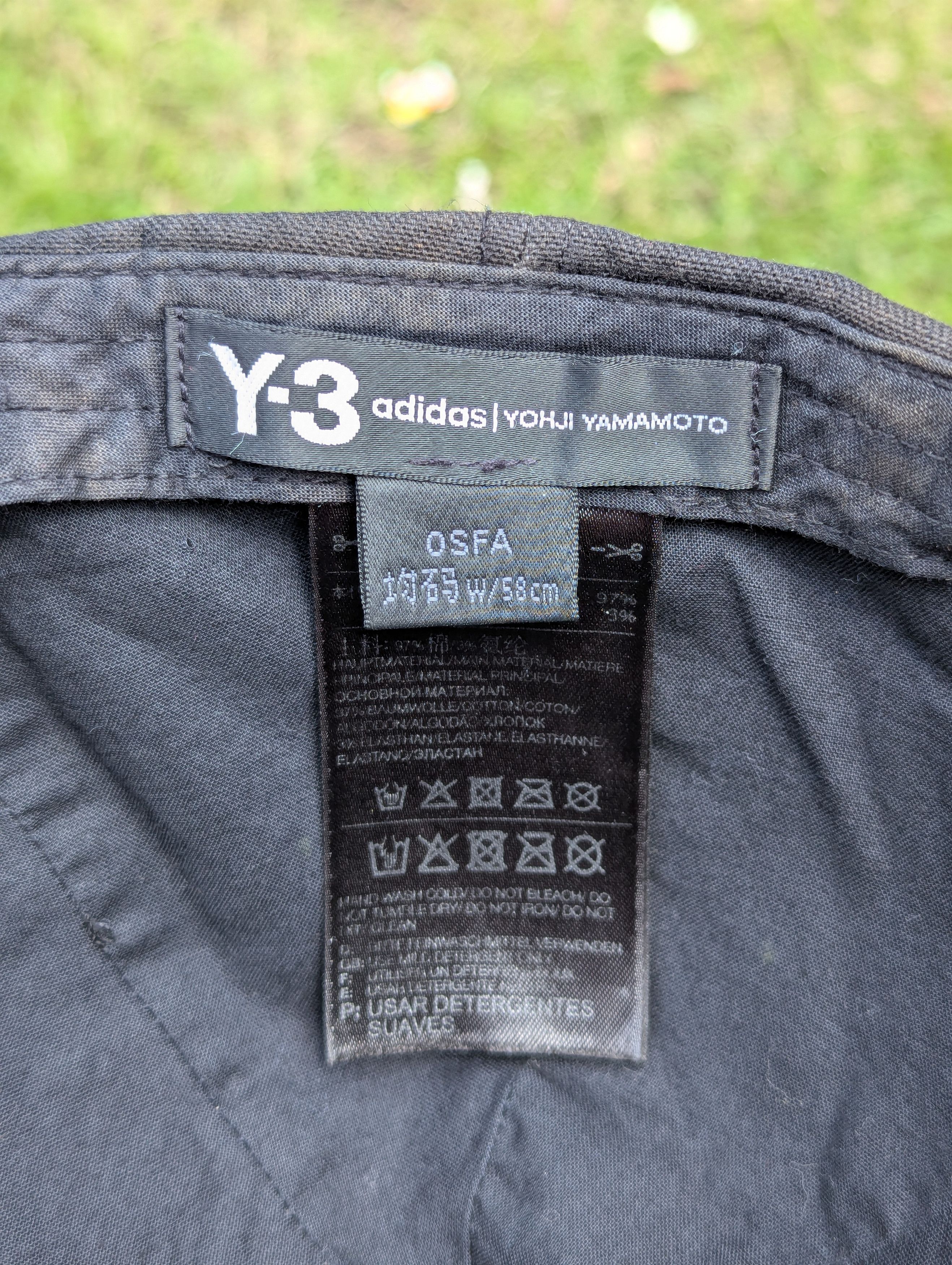 Adidas × Y-3 🔥FREE SHIPPING🔥DISTRESSED Y-3 Yohji Yamamoto Baseball Cap Size ONE SIZE - 8 Thumbnail