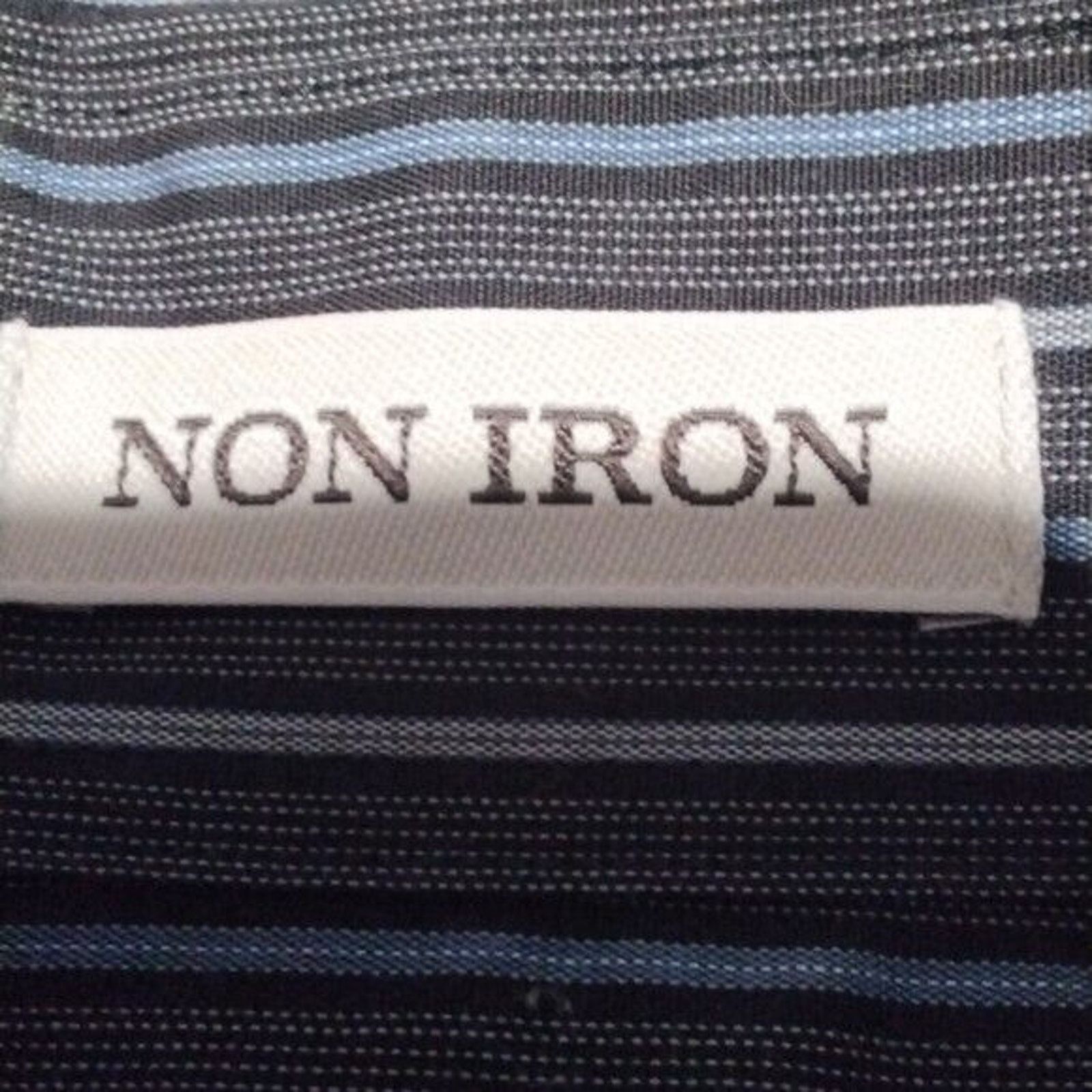 Pronto Uomo Pronto Uomo Mens Non Iron L/S Button Front Dress Shirt Sz L Size US L / EU 52-54 / 3 - 8 Thumbnail