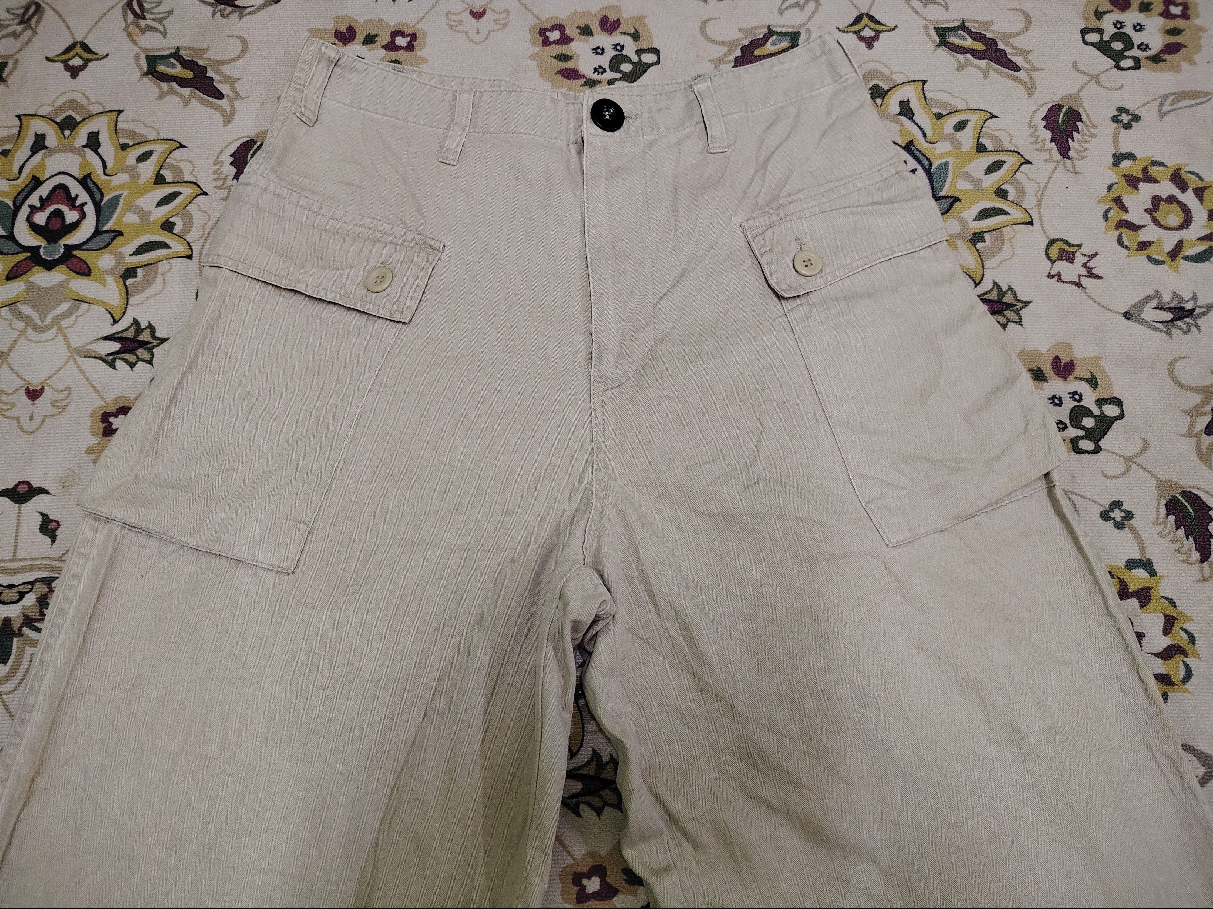 Vintage Vintage US Army MLT217 Hbt Monkey Pants Size US 29 - 5 Thumbnail