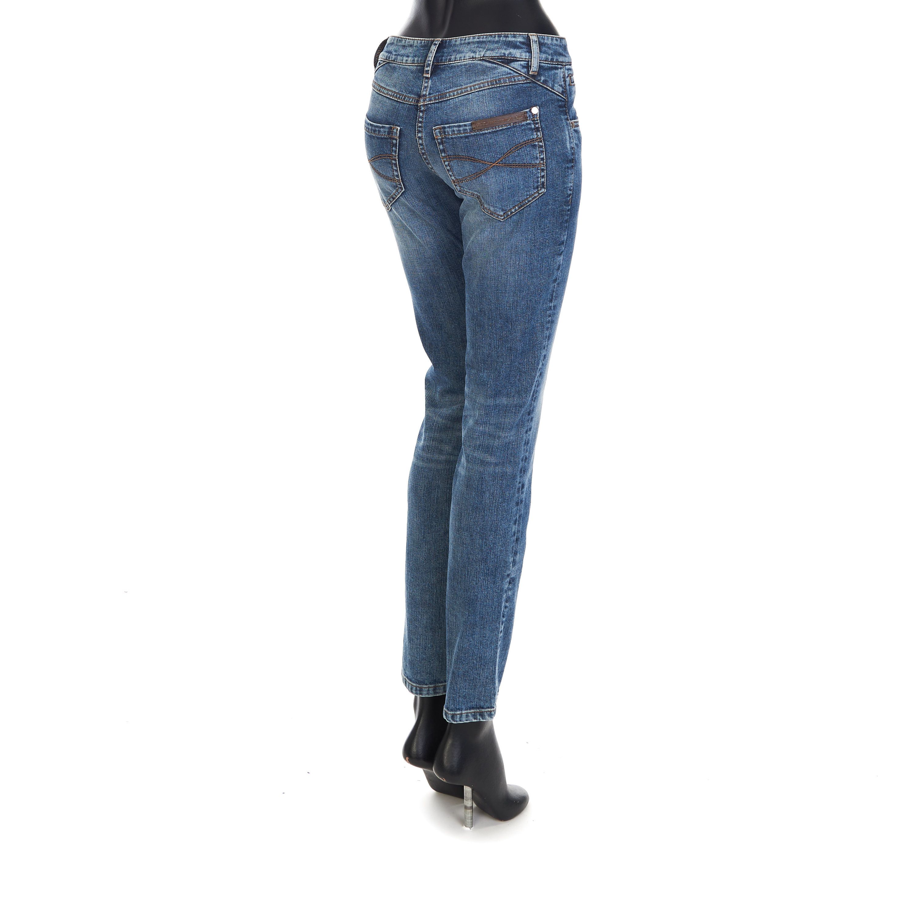 Brunello Cucinelli Blue Comfort Denim Five- Pocket Trousers Size 28" / US 6 / IT 42 - 6 Thumbnail