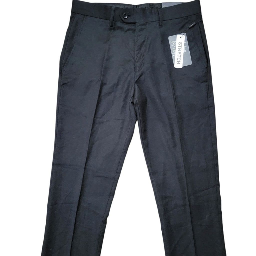 Other Dolce Roma Stretch Slim-Fit Dress Pants Men's Size 32/32 Size US 32 / EU 48 - 5 Thumbnail