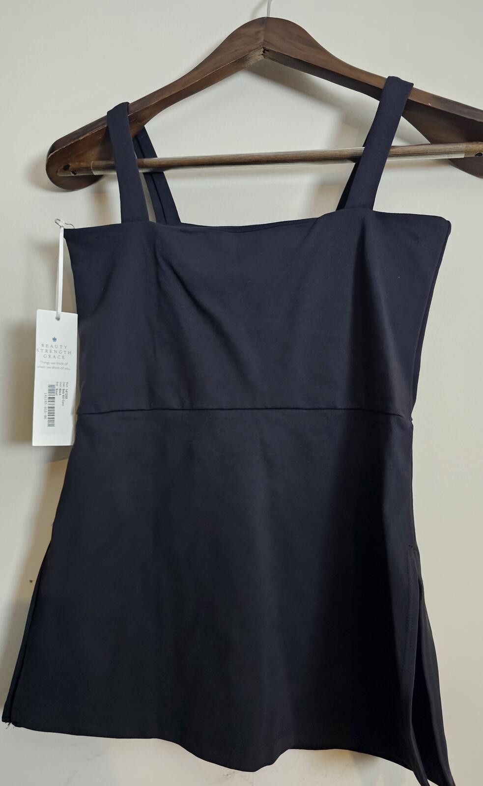 Other NWT KiraGrace Top Black Womens Size S Square Neckline Size S / US 4 / IT 40 - 5 Thumbnail