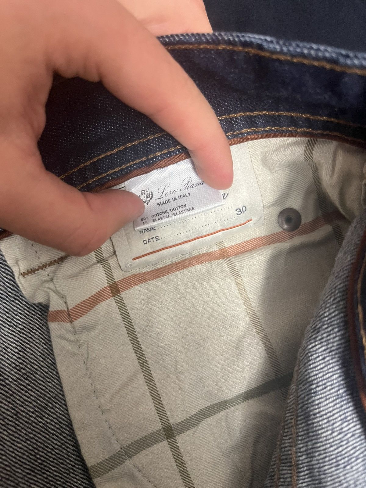 Loro Piana Loro Piana navy jeans w30 Size US 30 / EU 46 - 4 Thumbnail