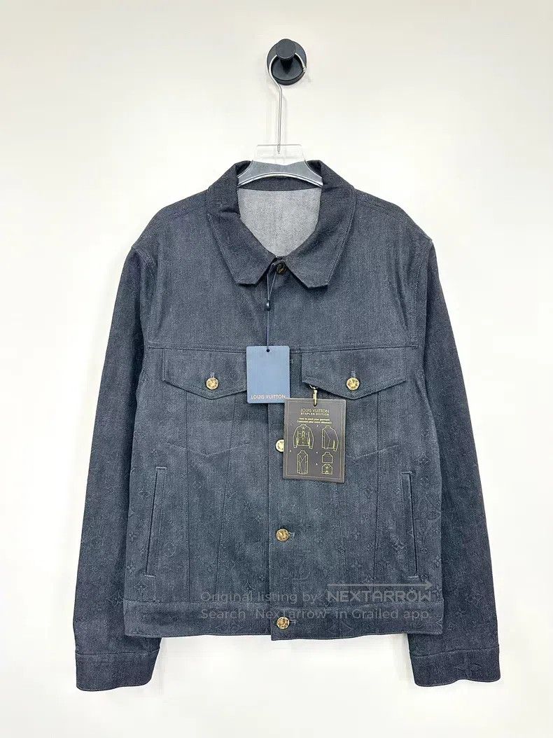 Louis Vuitton Louis Vuitton Black dark grain presbyopic full logo listin Size US M / EU 48-50 / 2 - 1 Thumbnail