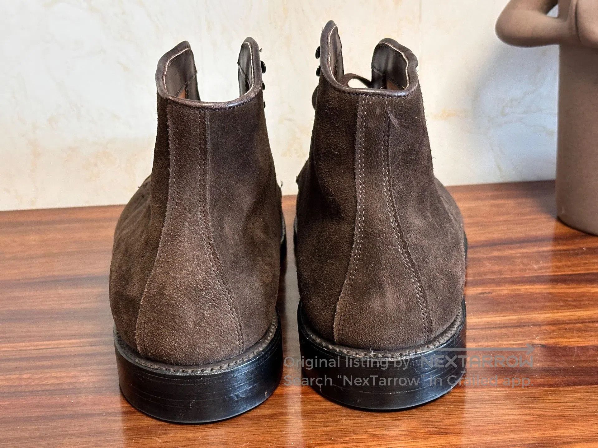 Alden Alden Suede Captoe Clint Boot Brogue. Size US 9.5 / EU 42-43 - 6 Thumbnail