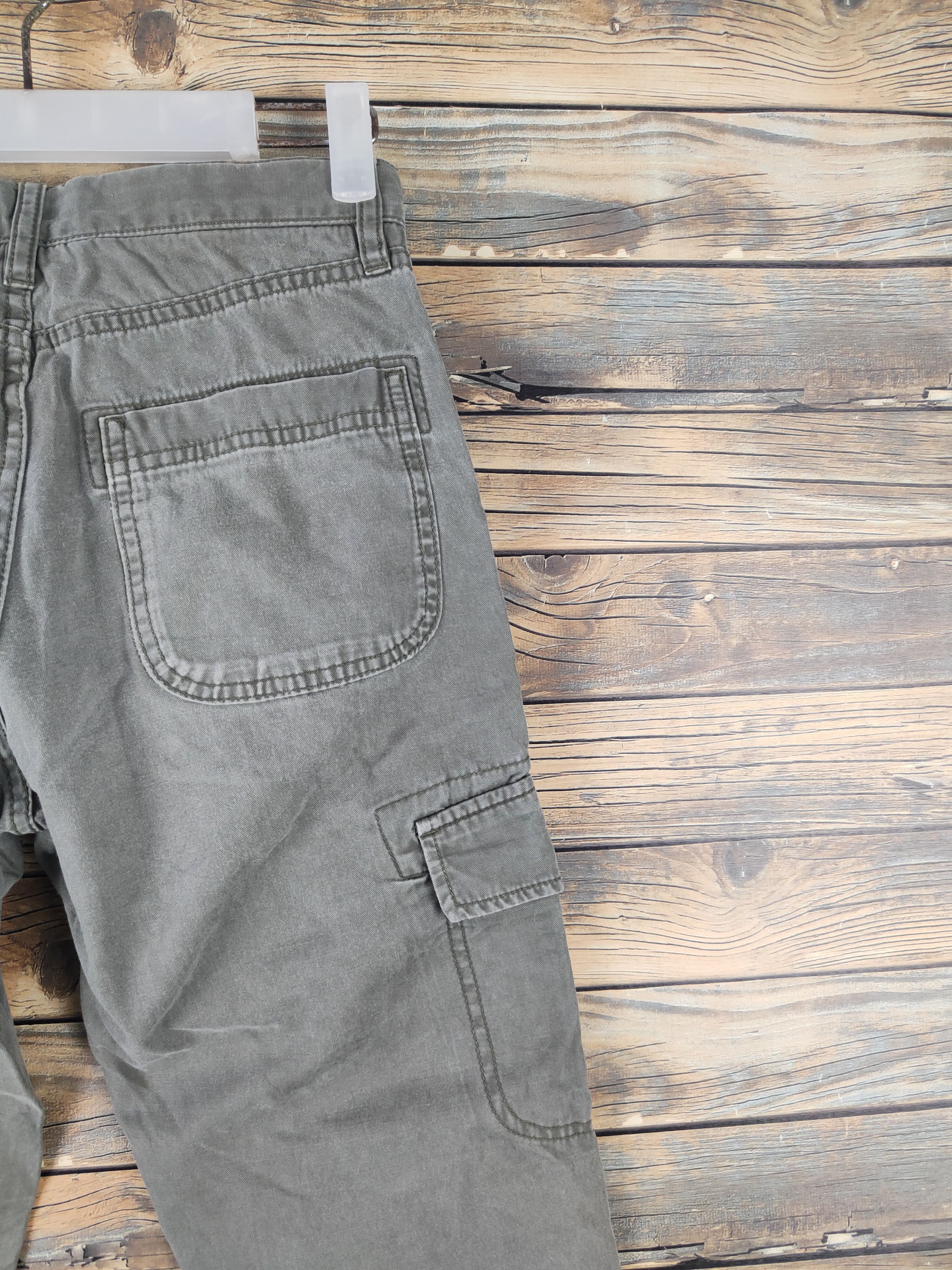 Japanese Brand DL Uniqlo Olive Multipocket Tactical Cargo Pants #1481 Size US 27 - 11 Thumbnail