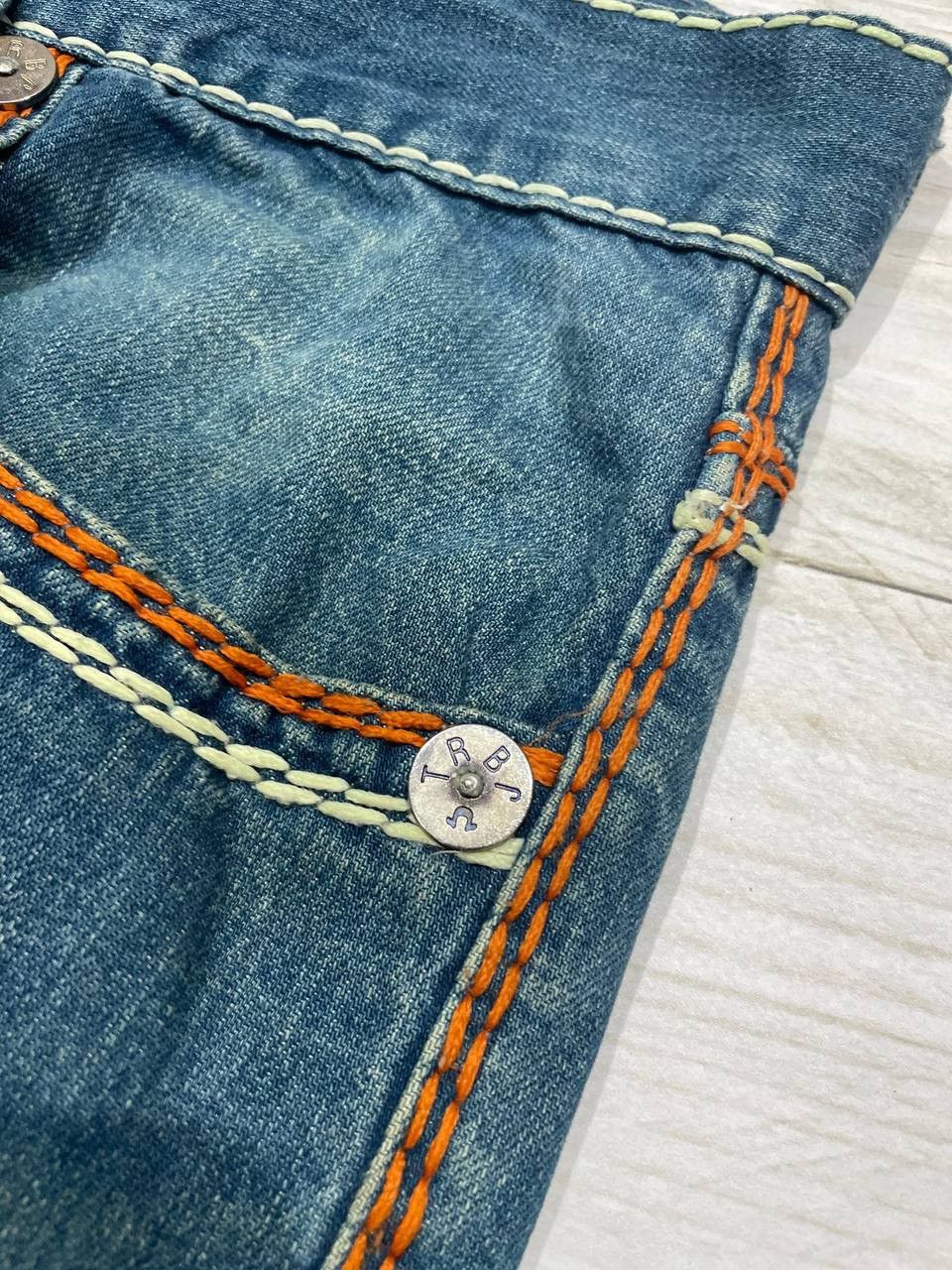 True Religion Vintage True Religion Bobby Super T Denim Jeans Y2K Size US 34 / EU 50 - 5 Thumbnail
