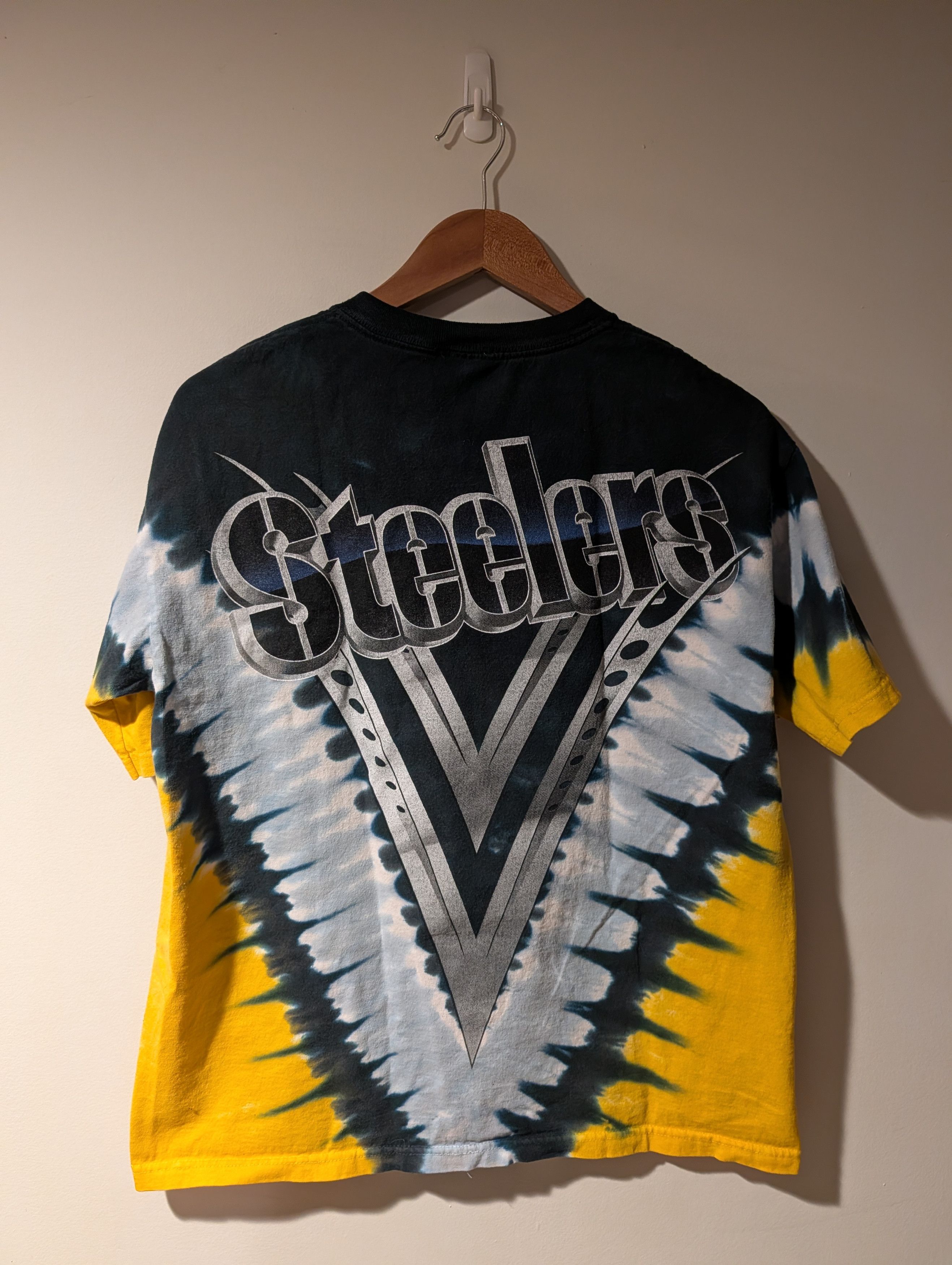 NFL Pittsburgh Steelers Vintage Tie-Dye AOP T-Shirt Liquid Blue Size US M / EU 48-50 / 2 - 4 Thumbnail