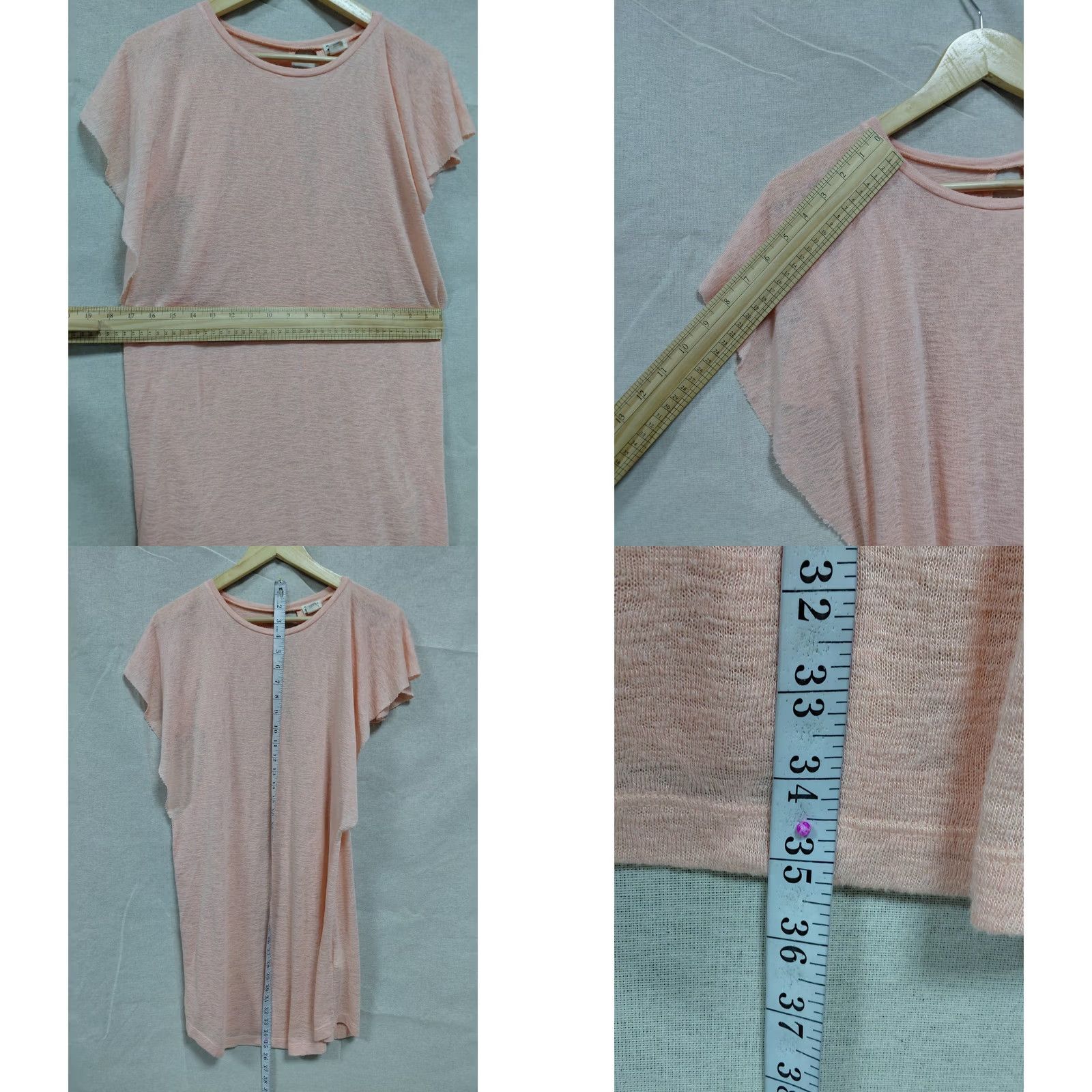 Billabong BILLABONG Pink Knit Dress - Lightweight Casual Womens Size M Size 32" / US 10 / IT 46 - 8 Thumbnail