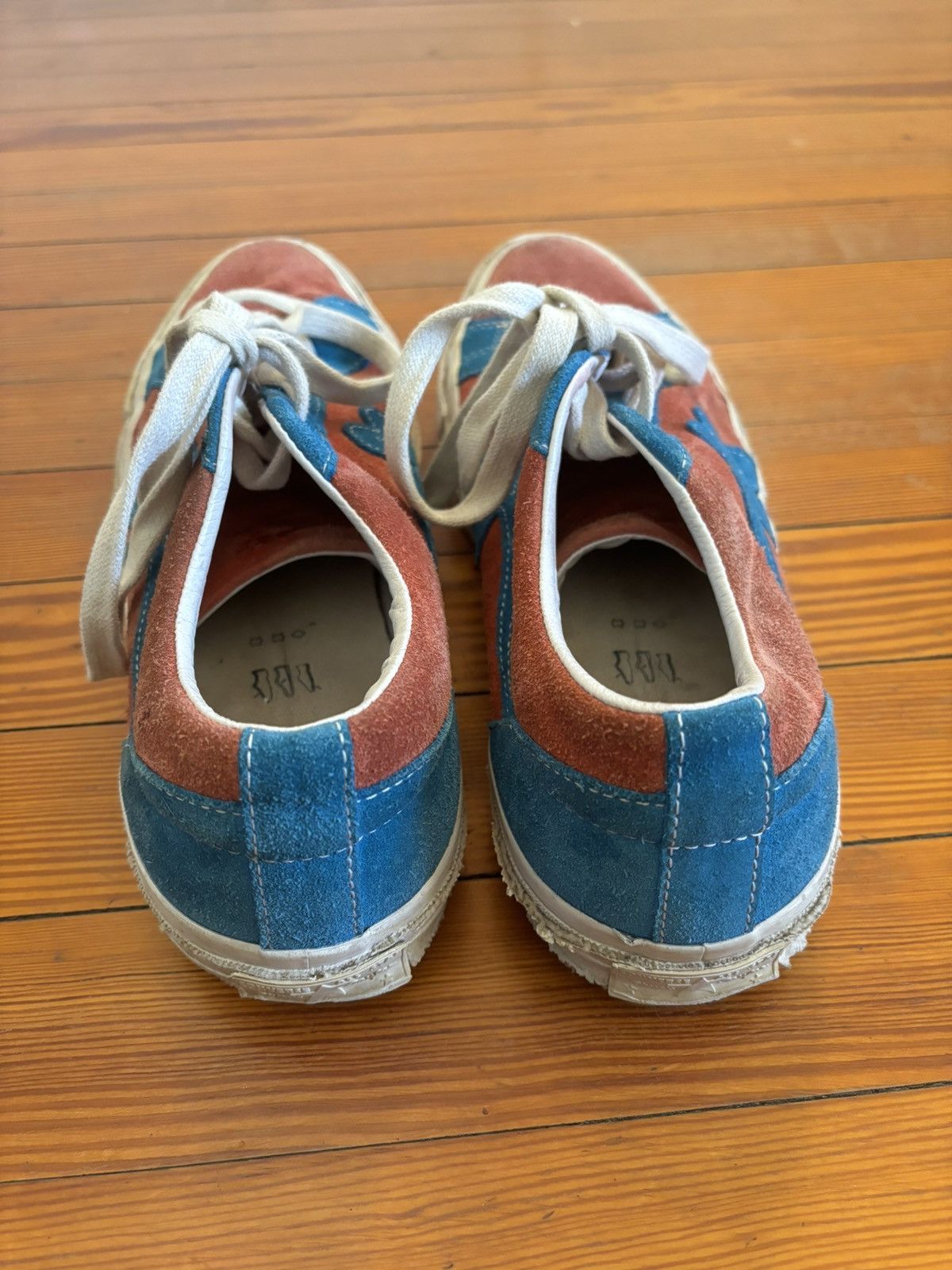 Converse × Golf Wang × Golf le Fleur Golf Le Fleur Red/Blue Original Low Top Converse Men’s 10 Size US 10 / EU 43 - 8 Thumbnail