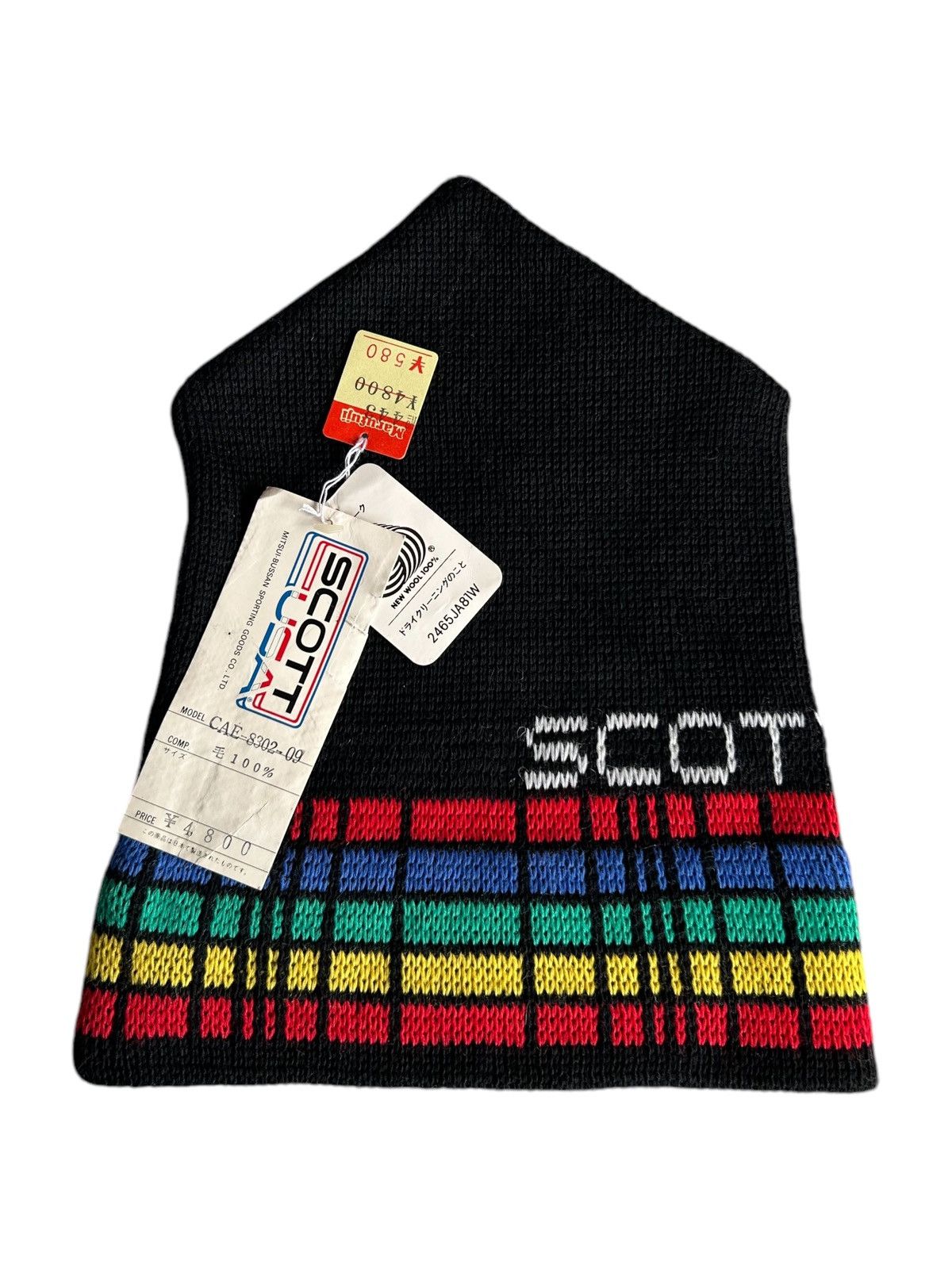 Japanese Brand × Kapital × Vintage Vtg Mohawk Design Knitt Beanie Hats Brand Scott usa Rare ☠️☠️ Size ONE SIZE - 1 Thumbnail