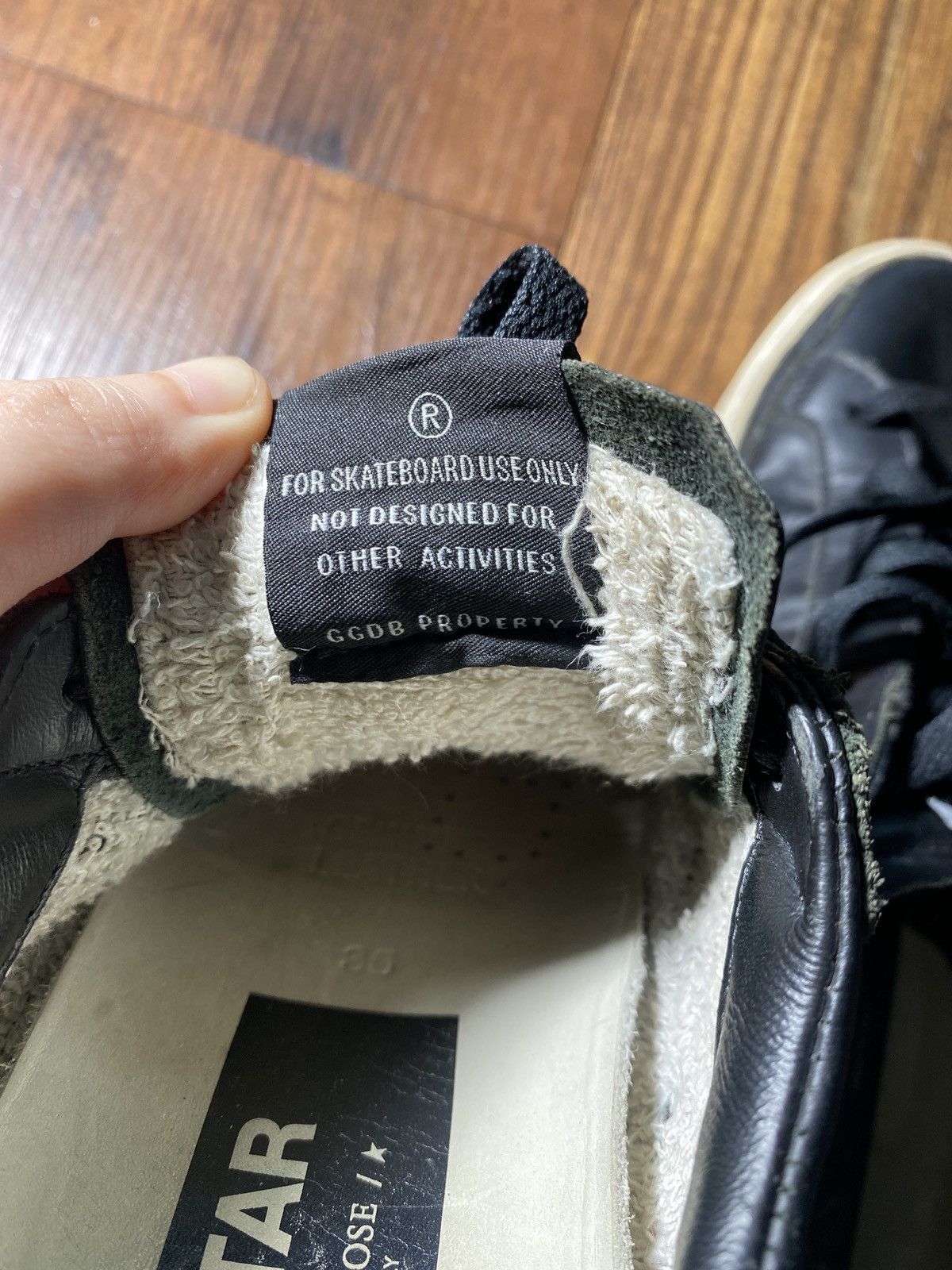 Golden Goose Golden Goose Hi Star Black Silver Size US 5 / IT 35 - 4 Thumbnail