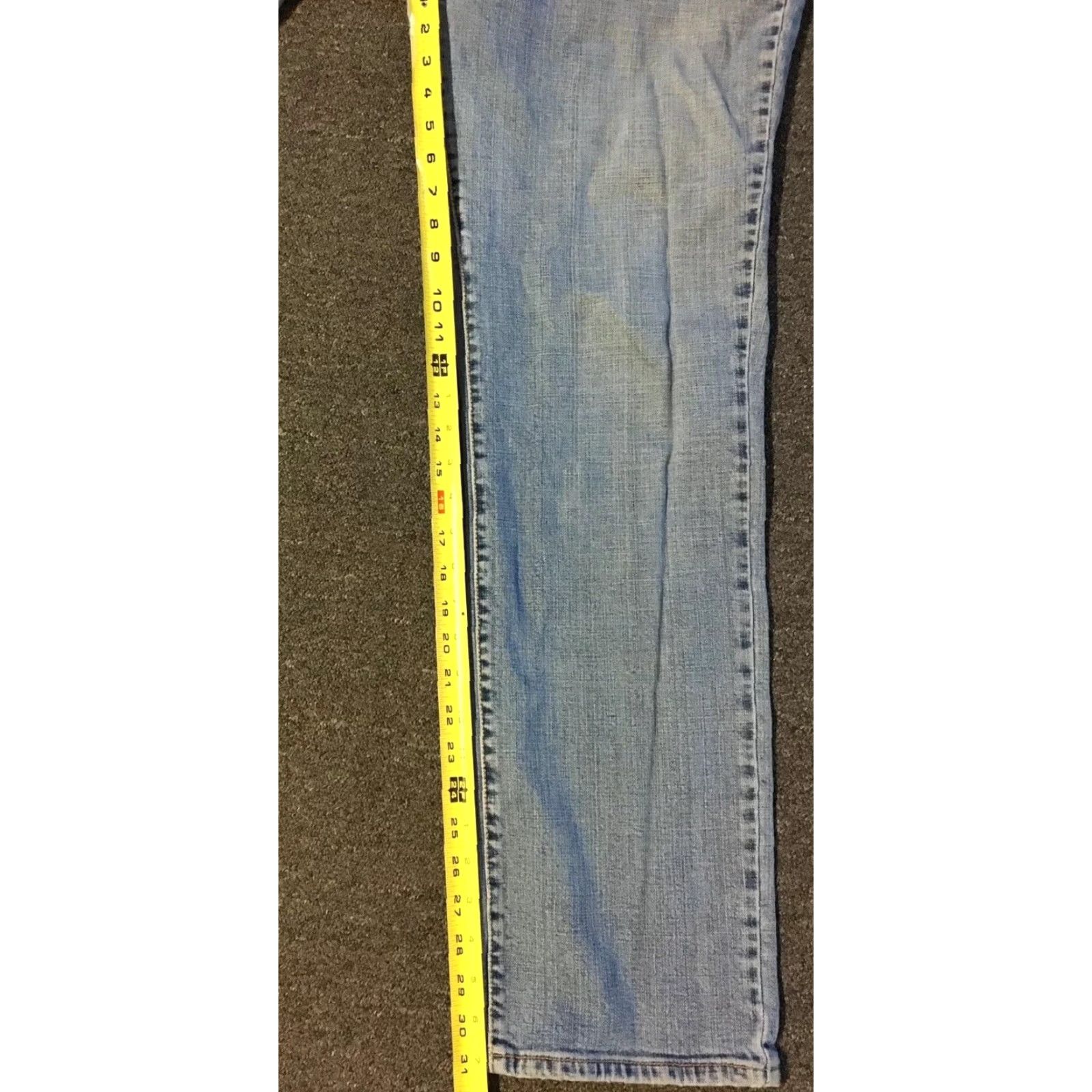 Levi's VINTAGE Levi's 505 Straight Leg Jeans 16M 36/31 Pants Women Blue Regular 31 Inseam Grunge 80s 90s Rock 501 525 Jeans Size 38" / US 16 / IT 52 - 8 Thumbnail