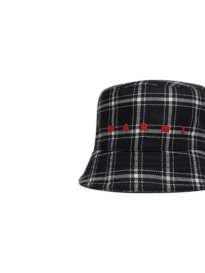 Marni o1w1db10125 Size:OS/ Bucket Hat in Black Size ONE SIZE - 2 Thumbnail