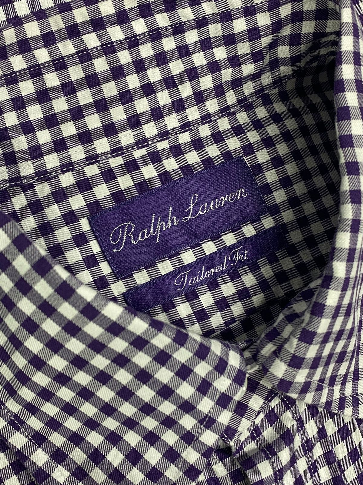 Ralph Lauren × Ralph Lauren Purple Label 🔥 RALPH LAUREN PURPLE LABEL GINGHAM Y2K MADE IN ITALY VIBE Size US M / EU 48-50 / 2 - 16 Thumbnail