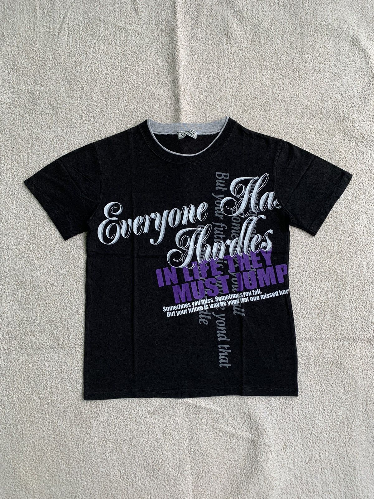 If Six Was Nine × Japanese Brand × Le Grande Bleu (L.G.B.) Poem t shirt Sagres double layered t shirt Size US M / EU 48-50 / 2 - 1 Thumbnail
