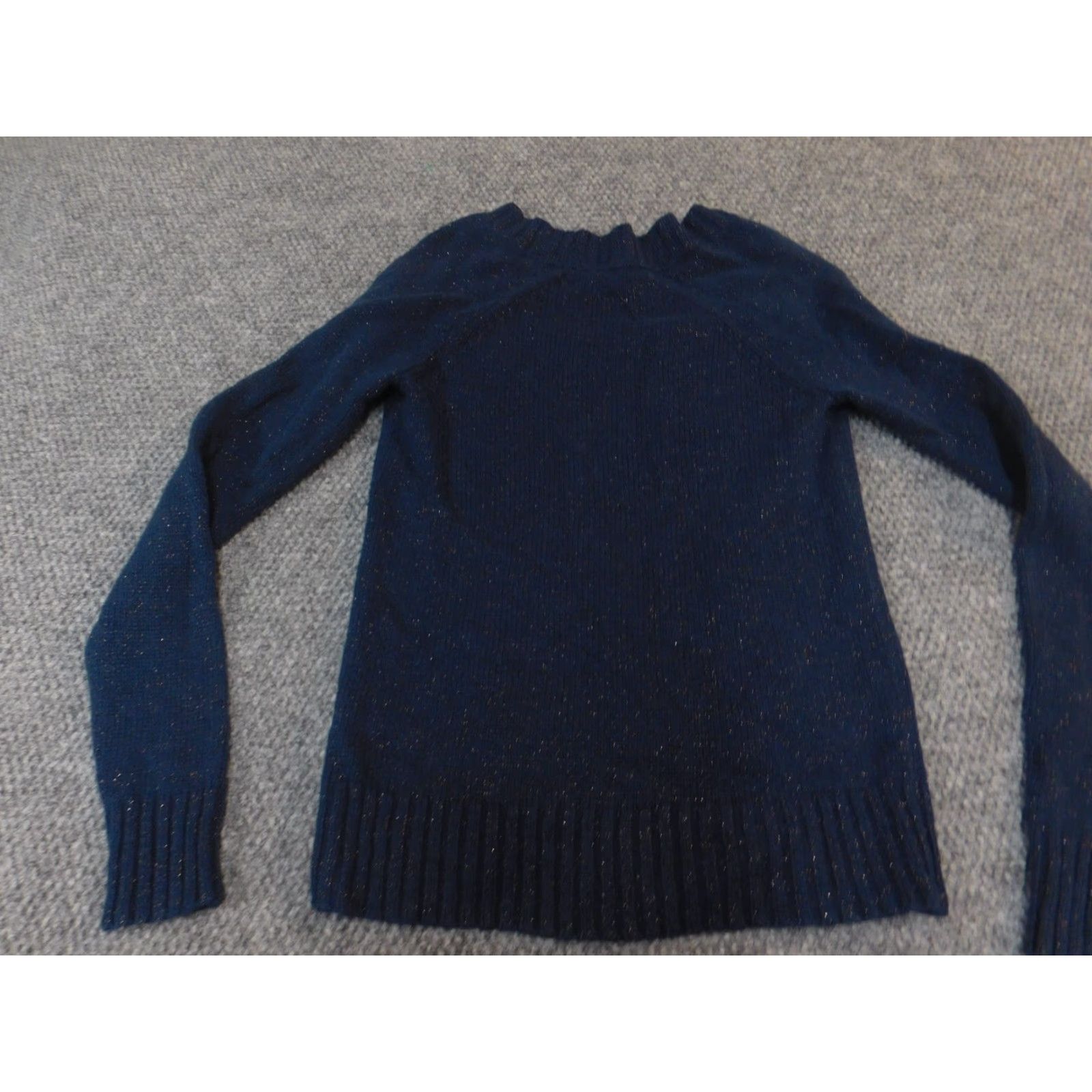 Old Navy Old Navy Womens Sweater S Pullover Crew Neck Long Sleeve Blue Dolman Knit Stretch Logo Casual Regular Vintage No (if needed) Size S / US 4 / IT 40 - 7 Thumbnail