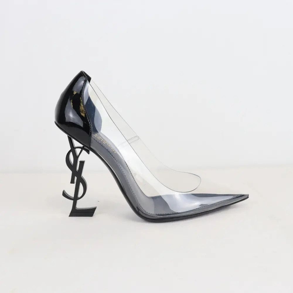Saint Laurent Paris o1rshd1 Opyum 110 Pump in Nero/Transparent 38.5 Size US 8.5 / IT 38.5 - 9 Thumbnail
