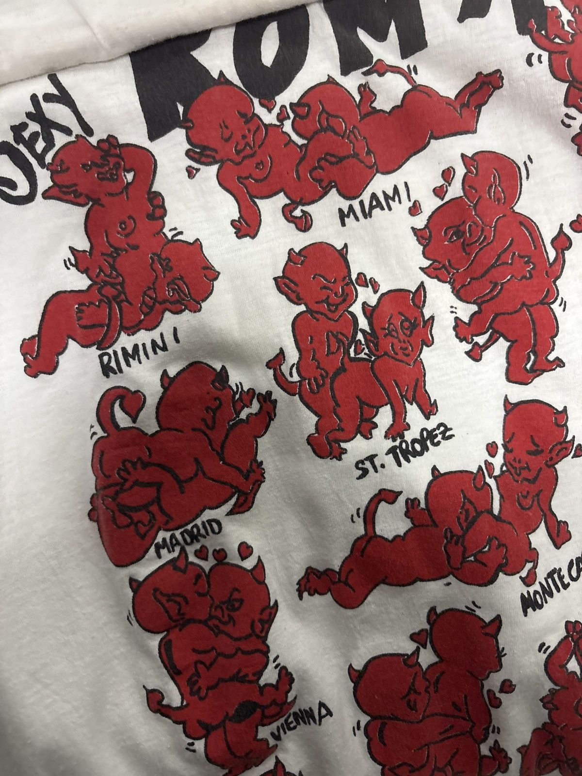 Vintage Vintage Roma Italia Red Devil Tee Size US M / EU 48-50 / 2 - 5 Thumbnail
