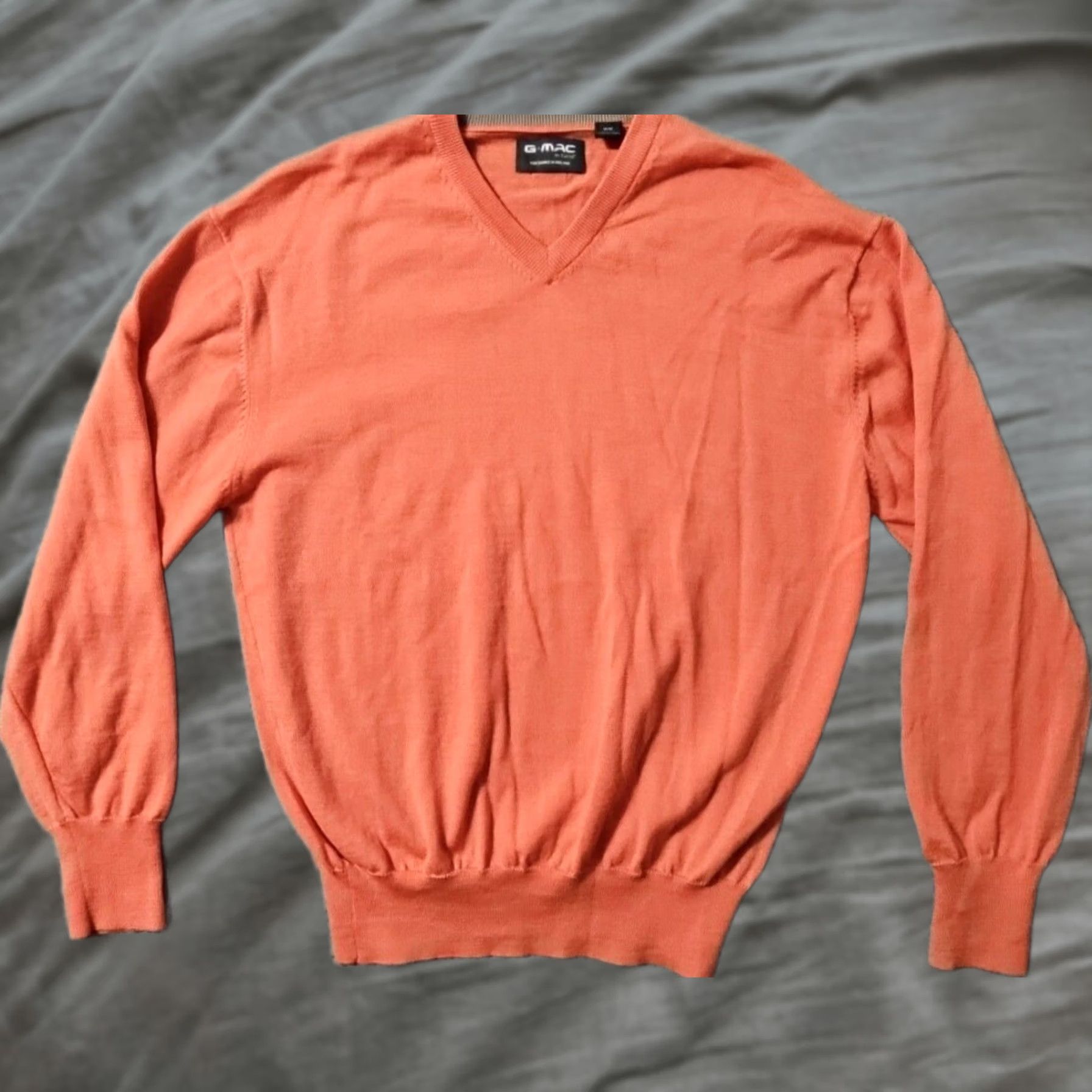 Vintage Kartel Sweater V Neck Pink Adult Medium Golf Wool Mens Size US M / EU 48-50 / 2 - 1 Thumbnail