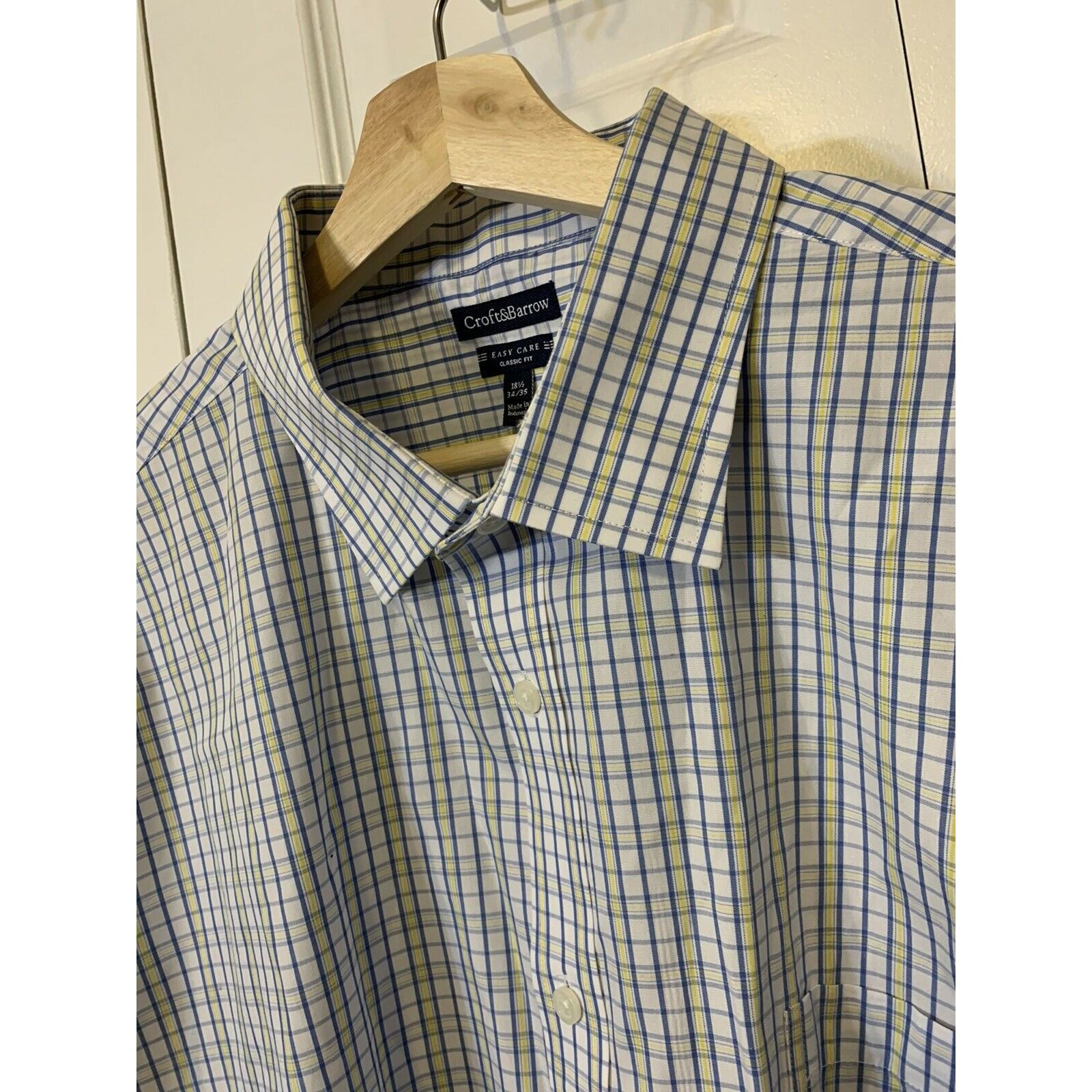 Croft & Barrow Croft & Barrow Men’s Sz 18 1/2 33/35 Button Shirt Long Sleev Size US XXL / EU 58 / 5 - 1 Thumbnail
