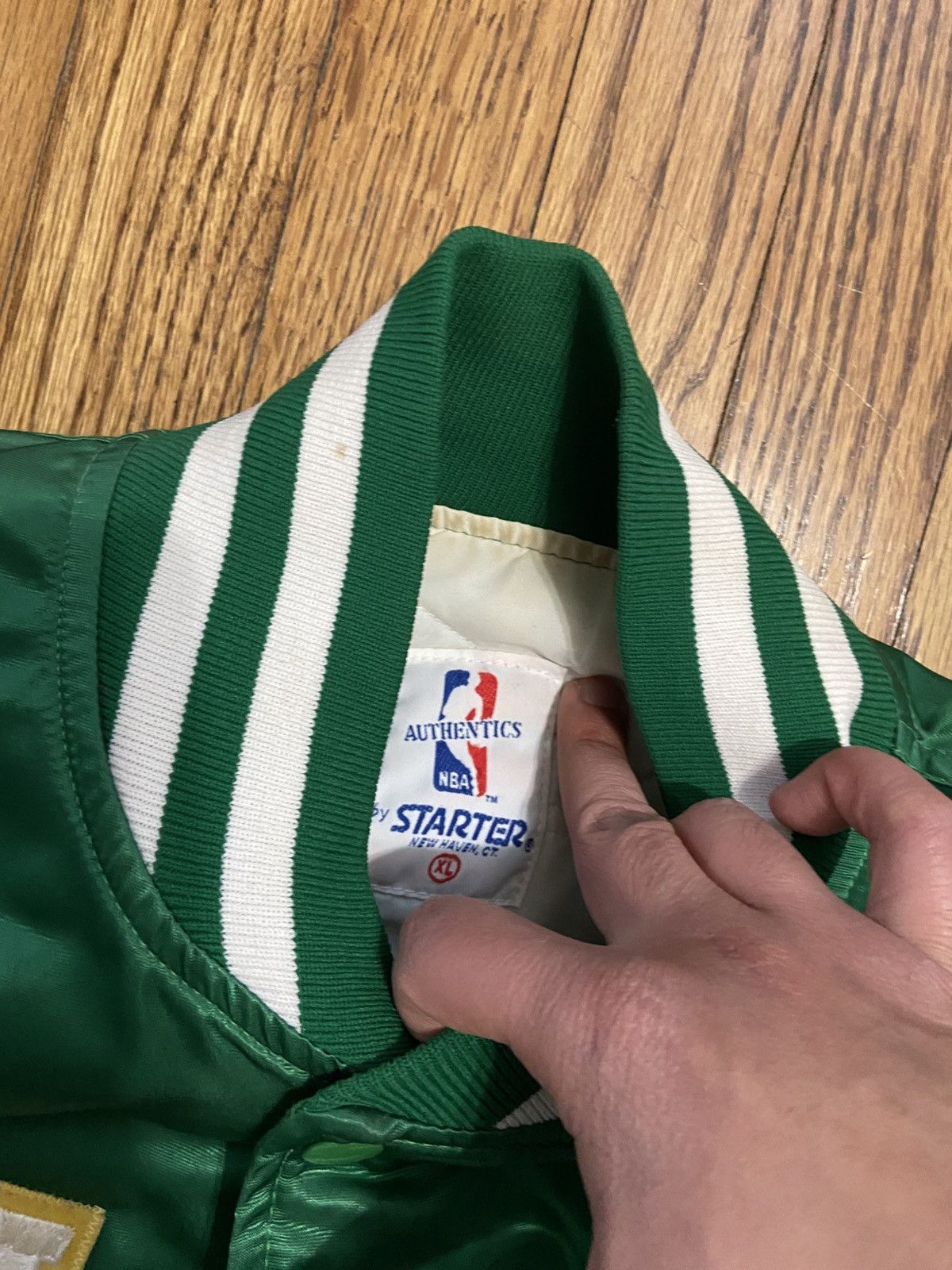 Starter Vintage starter boston celtics jacket Size US XL / EU 56 / 4 - 4 Thumbnail