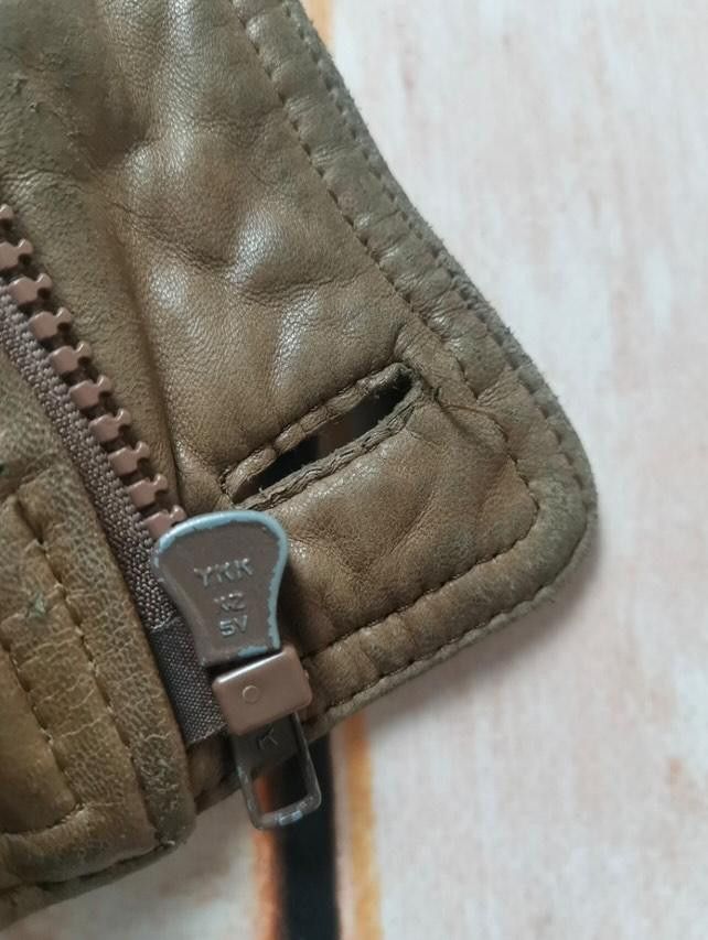 Vintage Brown lamb nappa leather jacket vintage 90s Size US M / EU 48-50 / 2 - 7 Thumbnail