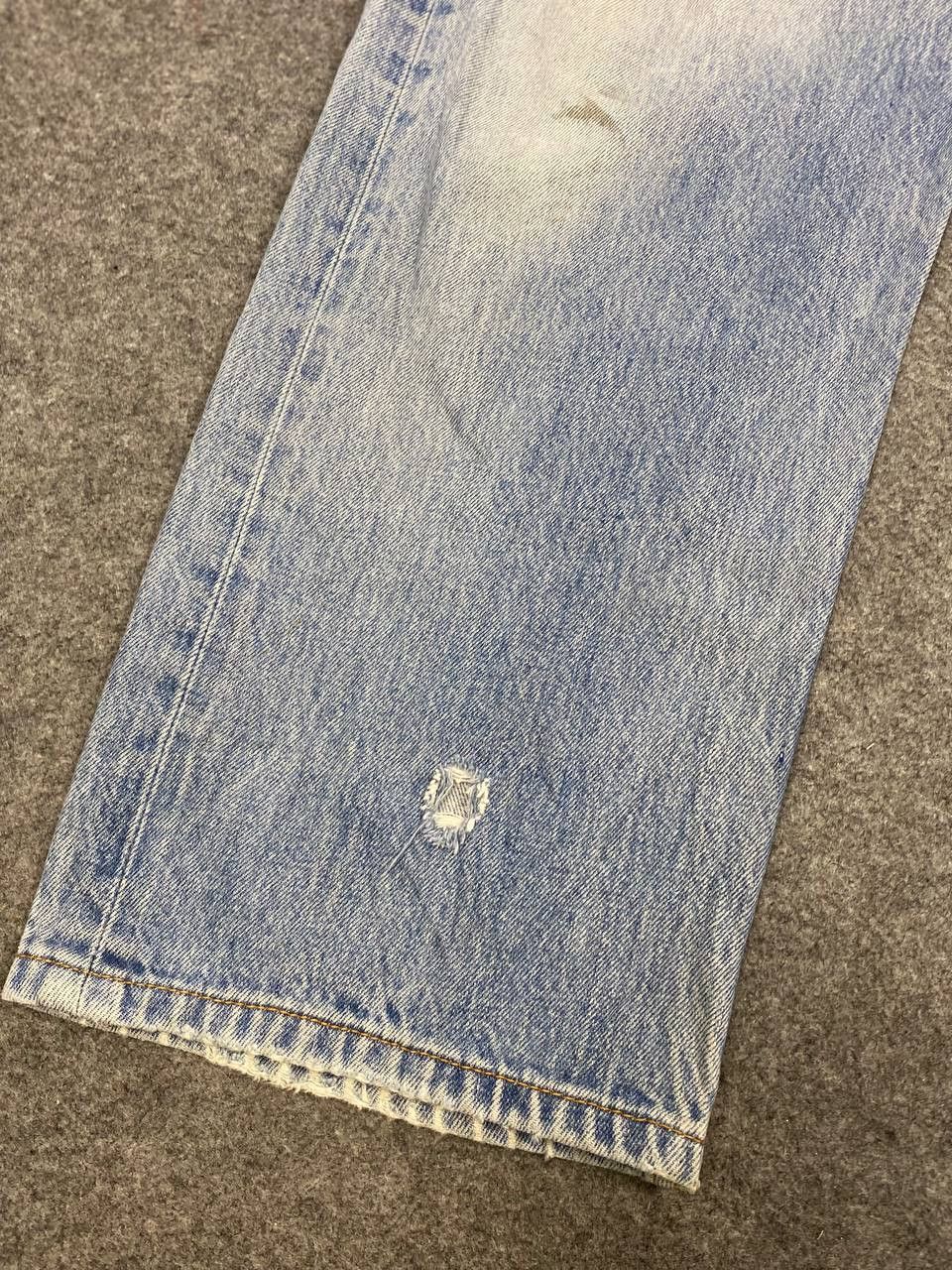 Levi's vintage levis 501xx distressed denim nice design Size US 42 / EU 58 - 8 Thumbnail
