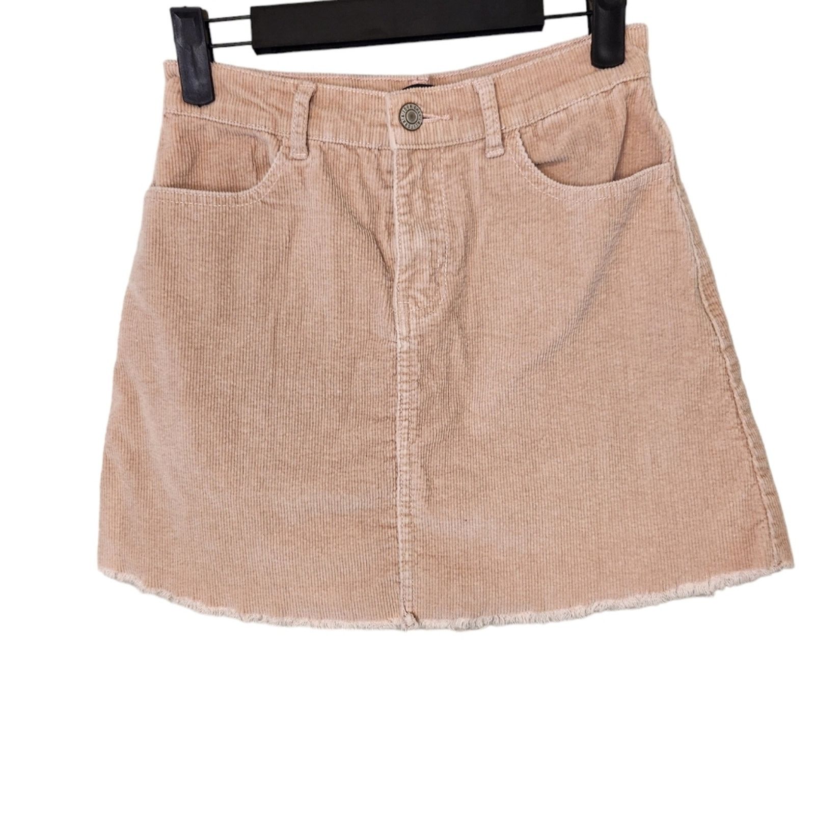Brandy Melville Brandy Melville Juliette Cord Pink Mini Skirt Small Size 27" / US 4 / IT 40 - 3 Thumbnail