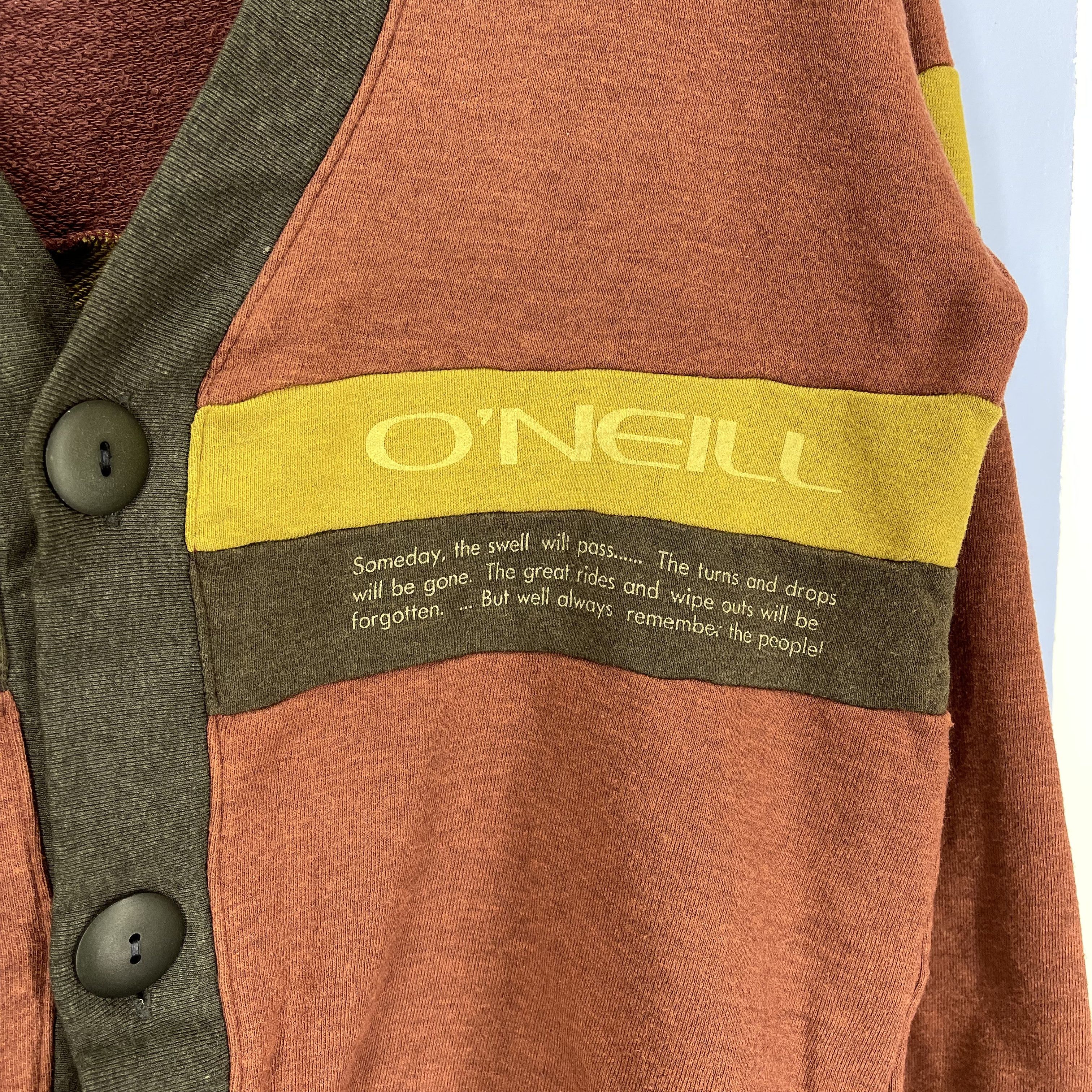 O'Neill ONEILL Button Sweater / Jacket Rare Design #1397/AW Size US M / EU 48-50 / 2 - 3 Thumbnail