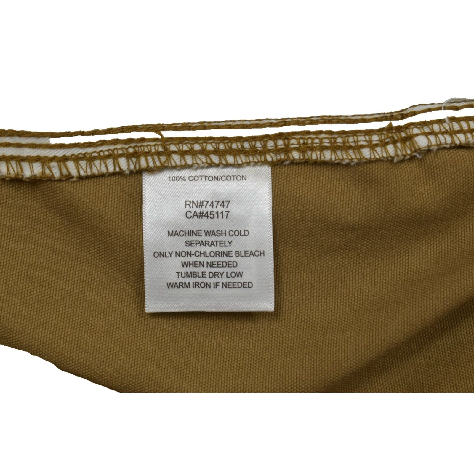Vintage Red Head Mens Cargo Pants 42x30 Relaxed Fit Cotton Canvas Tan Beige Cargo Pocket Straight Front Zip Workwear Casual Pants Mens Size US 42 / EU 58 - 2 Thumbnail