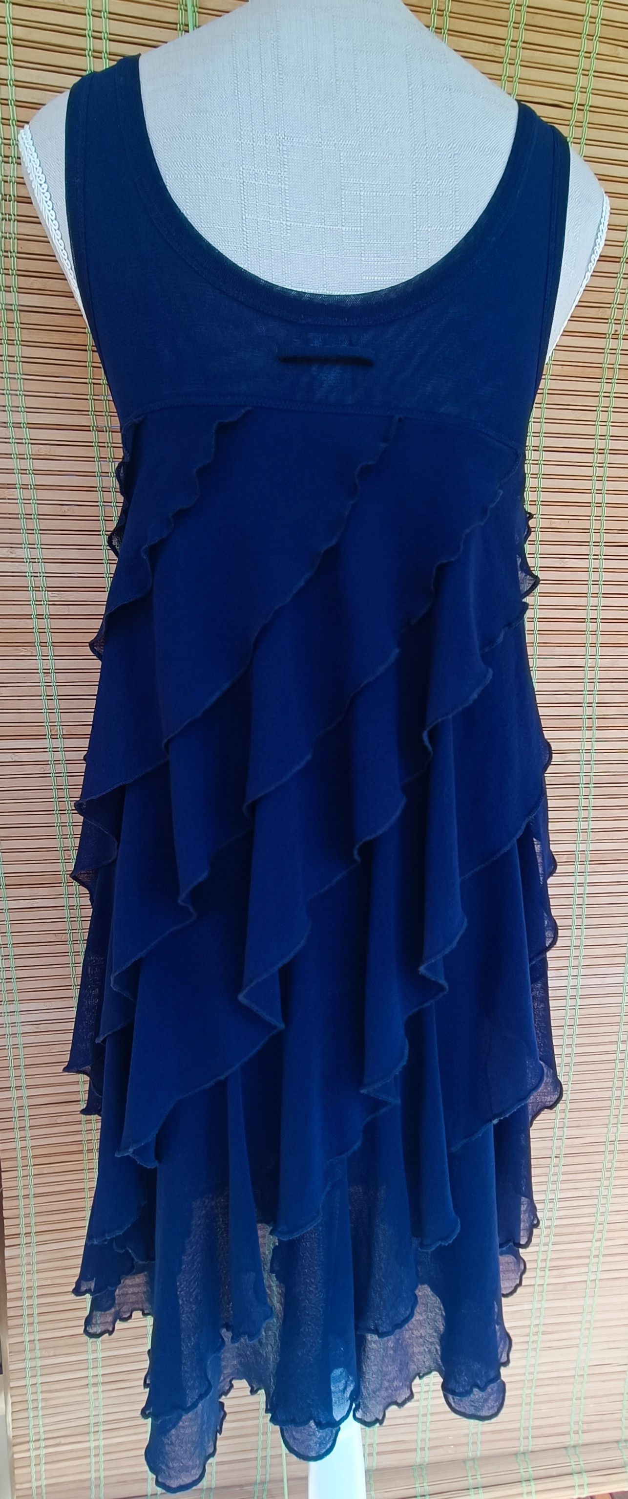 Jean Paul Gaultier 2000's _ Ruffles Tank dress Size L / US 10 / IT 46 - 2 Thumbnail