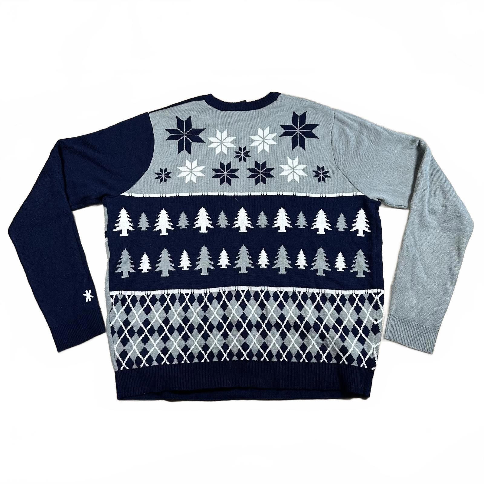 Other NFL Dallas Cowboys Mens Sweater 2XL Blue Gray Patterned Size US XXL / EU 58 / 5 - 2 Thumbnail