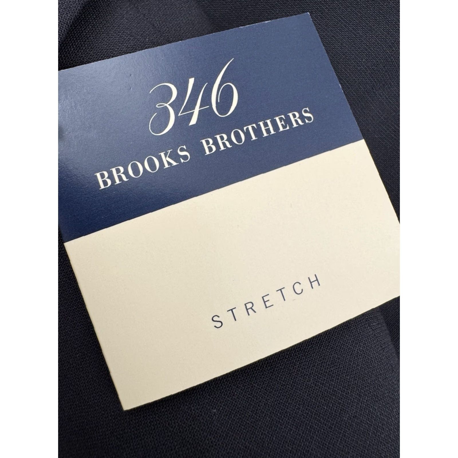 Brooks Brothers BROOKS BROTHERS Blazer - Wool Blend Stretch - 44S - Wool Blazer Jacket - Blackish Very Dark Blue - Men - Short Length - Tags New Size 44R - 4 Thumbnail