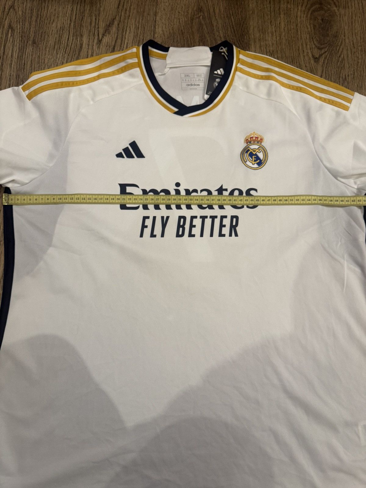 Adidas REAL MADRID CF 2023/2024 FOOTBALL SHIRT JERSEY SIZE L HR3796 Size US XXL / EU 58 / 5 - 3 Thumbnail