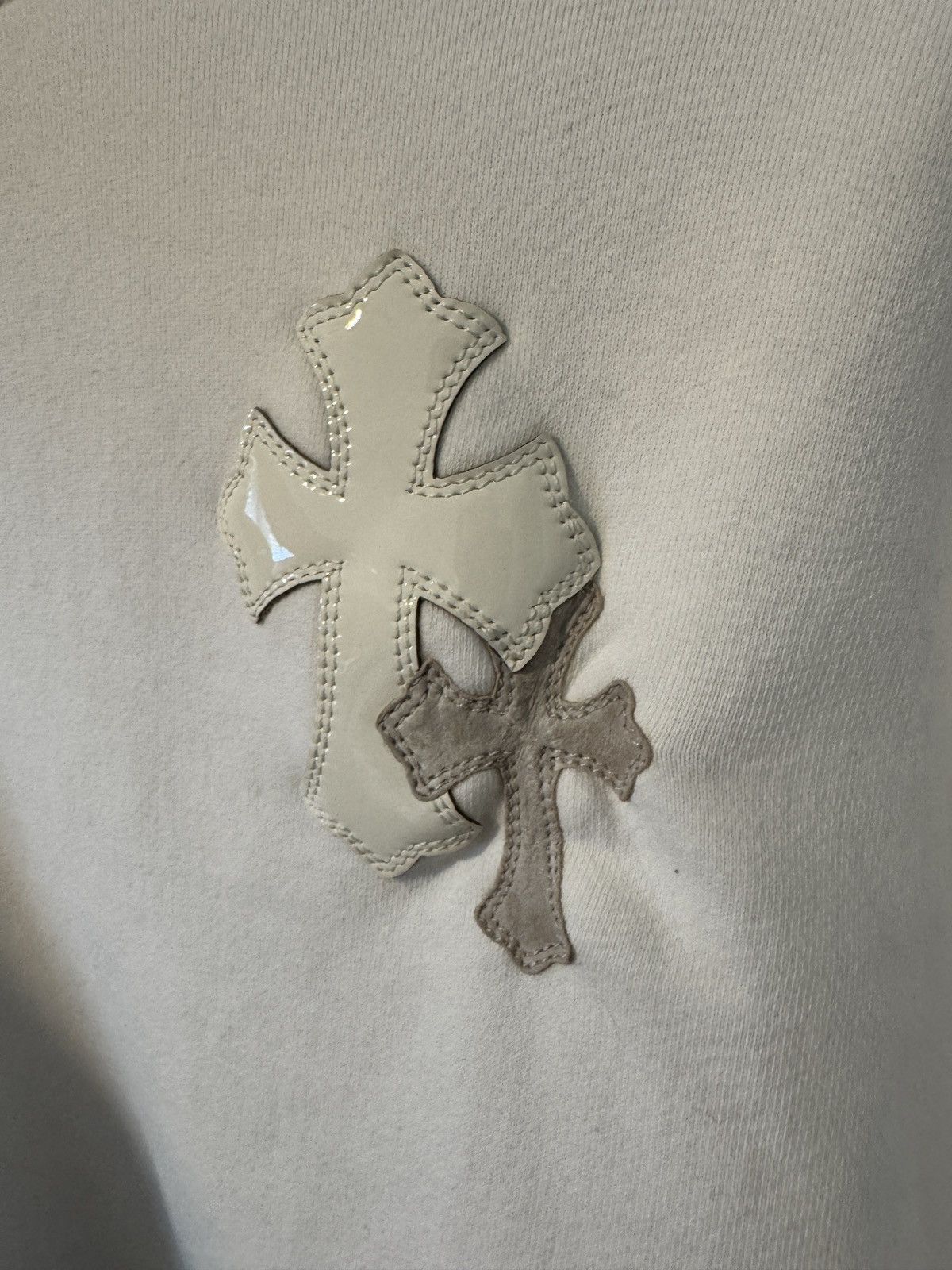 Chrome Hearts Chrome Heart Cross Patch Crewneck Size US M / EU 48-50 / 2 - 9 Thumbnail