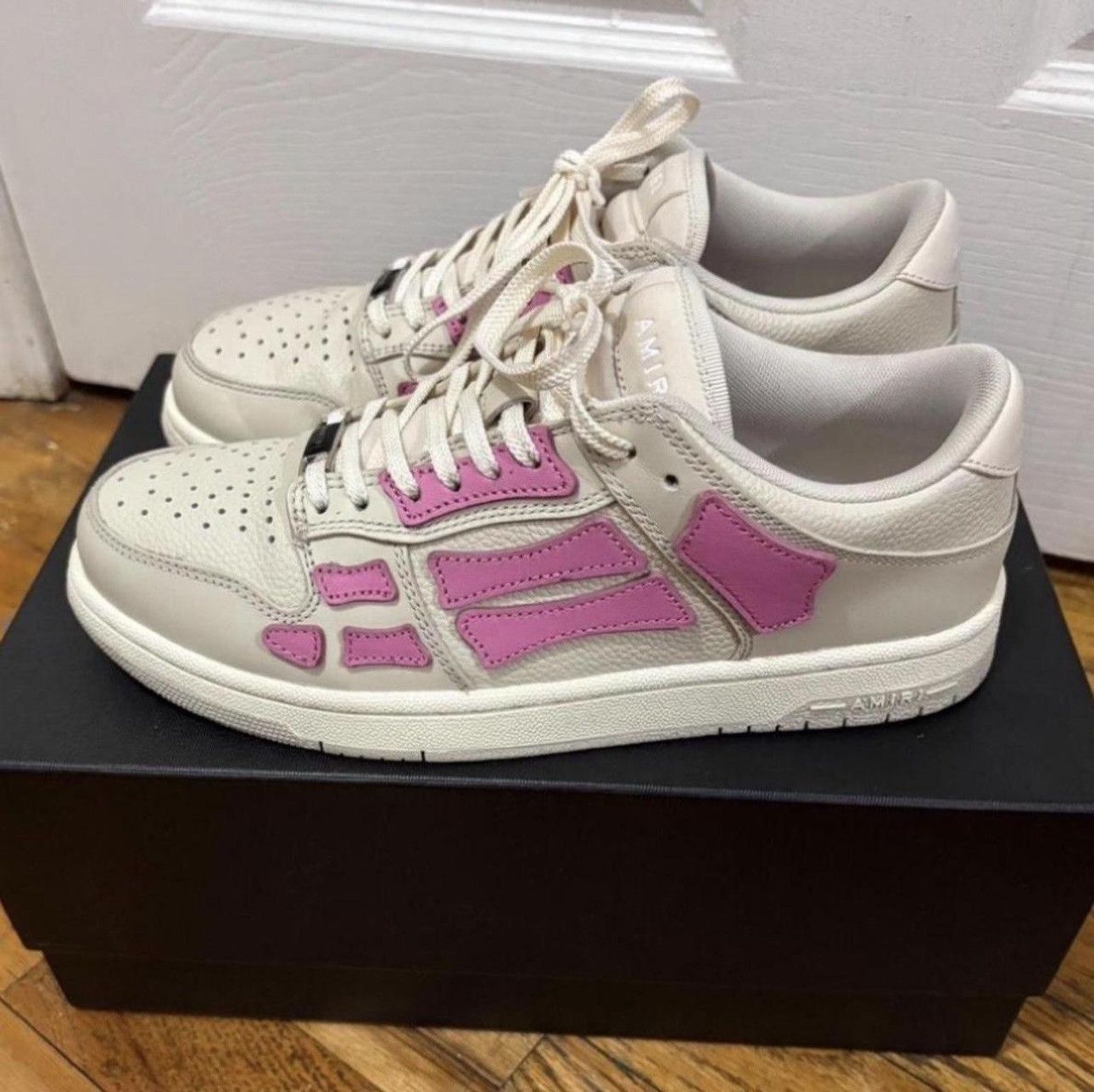 Amiri Amiri Womens Skel Low Top ‘Beige Pink’ Size US 9 / IT 39 - 1 Thumbnail