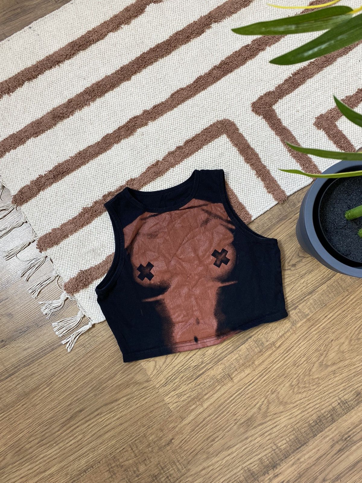 Vintage BODY MORPH WMNS CROPPED TANK TOP Size S / US 4 / IT 40 - 1 Thumbnail