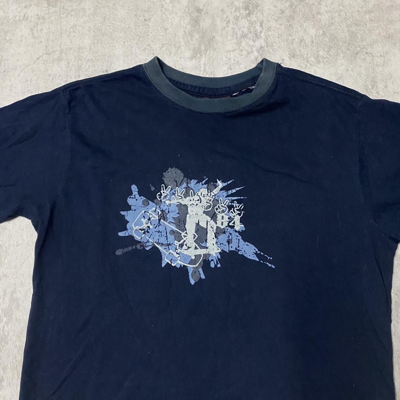 Other Black and blue skater tee with a unique design #skaterstyle Size US S / EU 44-46 / 1 - 2 Thumbnail